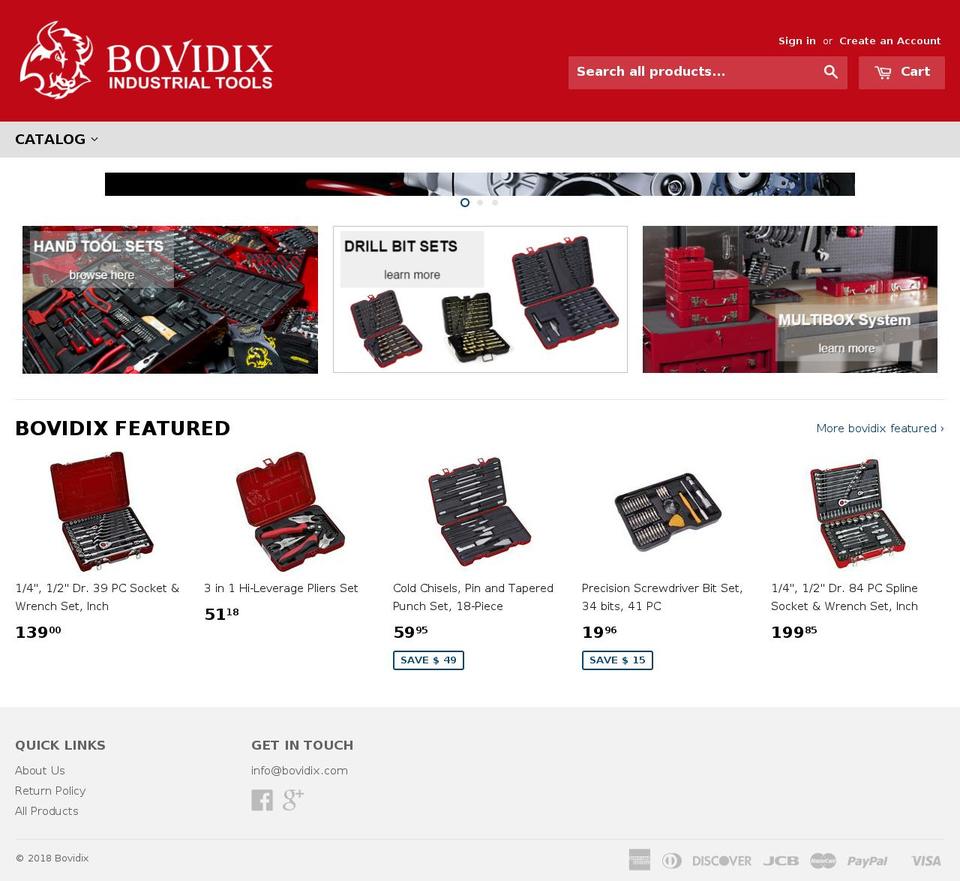 bovidix.de shopify website screenshot