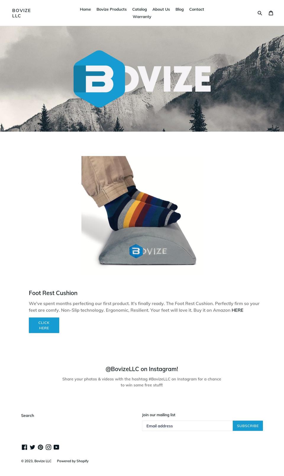 bovize.com — Shopify storefront screenshot