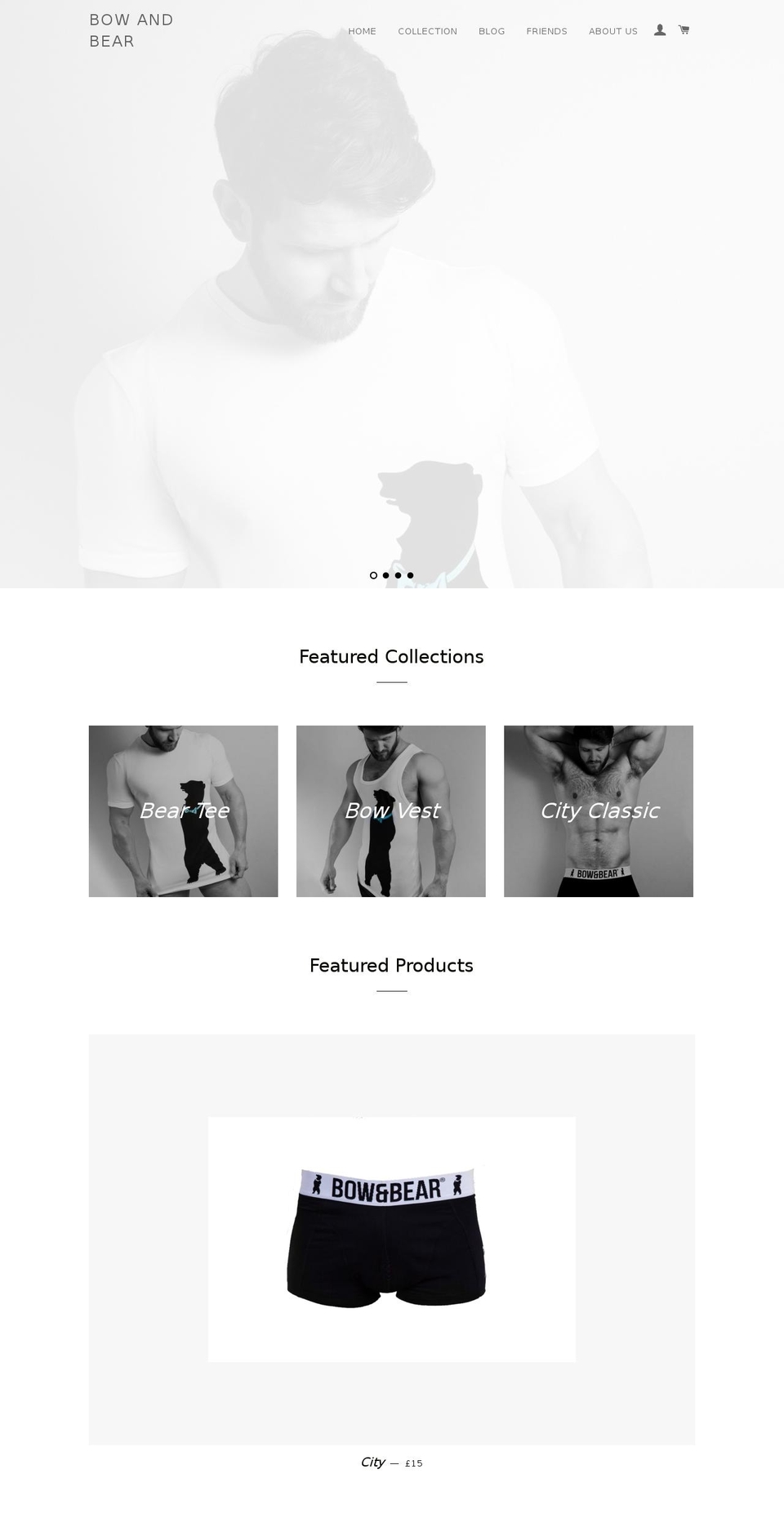 bowandbear.com shopify website screenshot