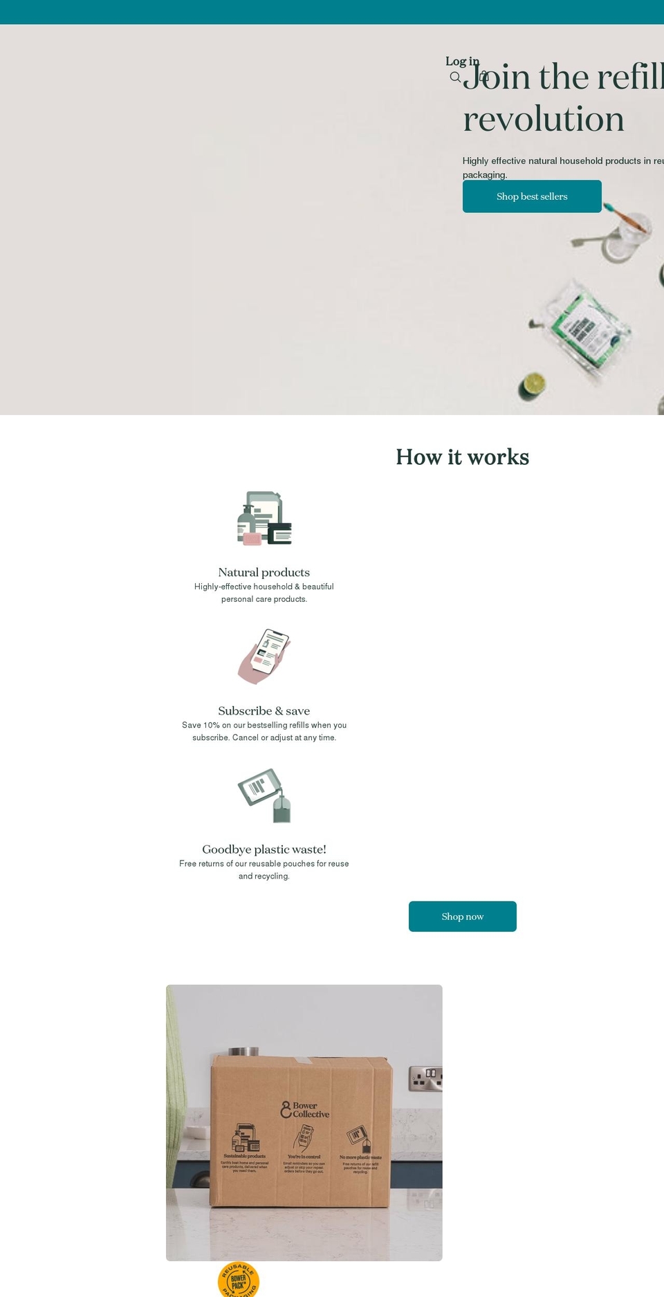 bower-thememain Shopify theme site example bowercollective.com