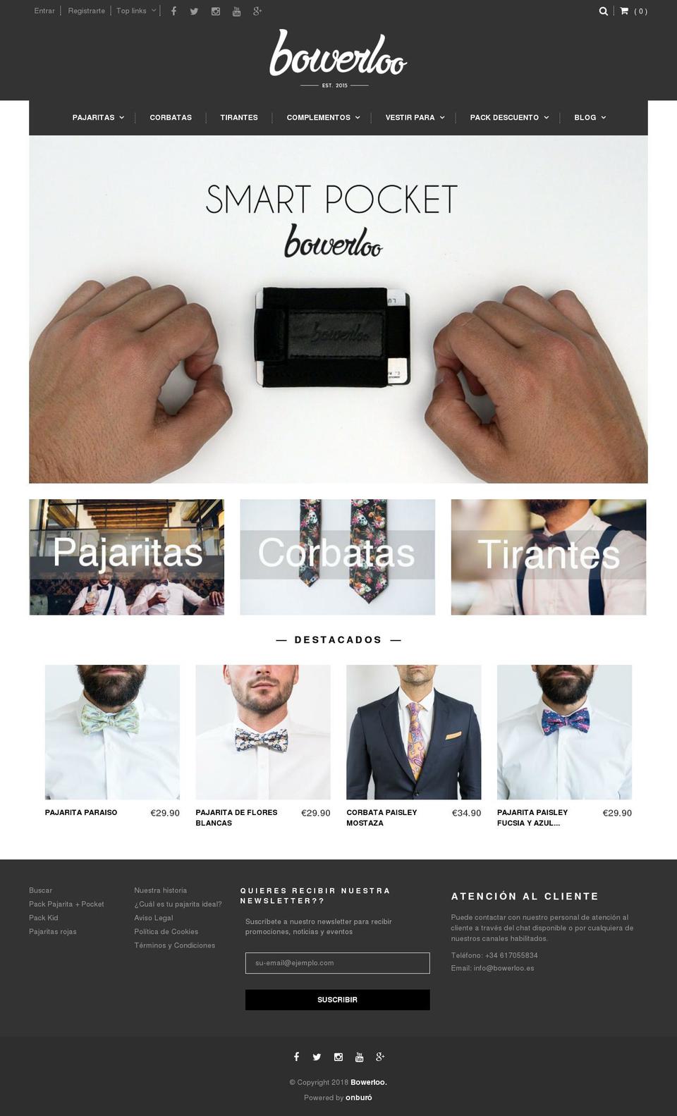 bowerloo.com — Shopify storefront screenshot