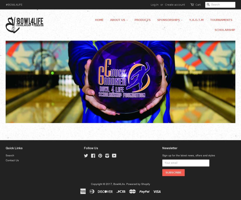bowl4life.com shopify website screenshot