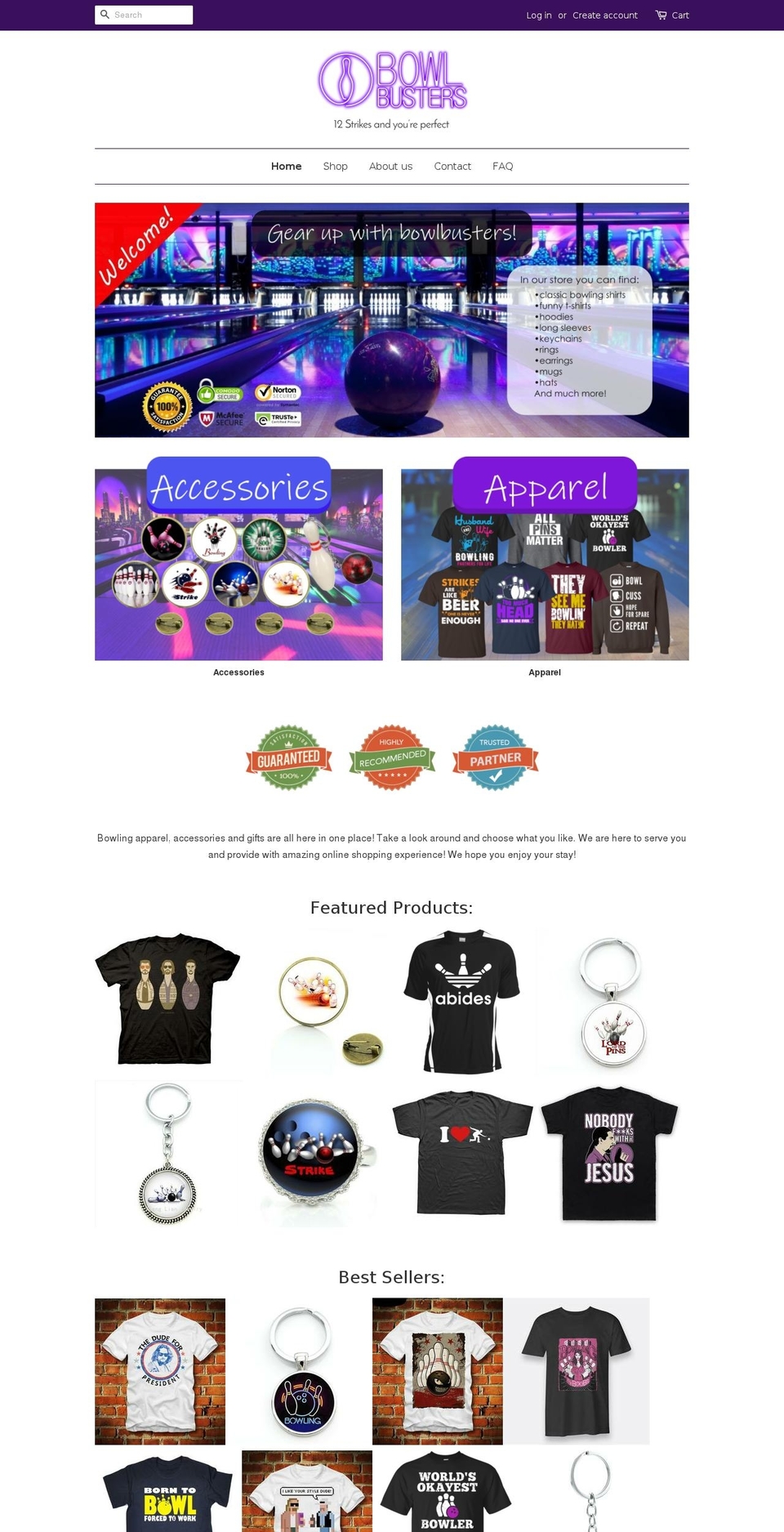 bowlbusters.com shopify website screenshot