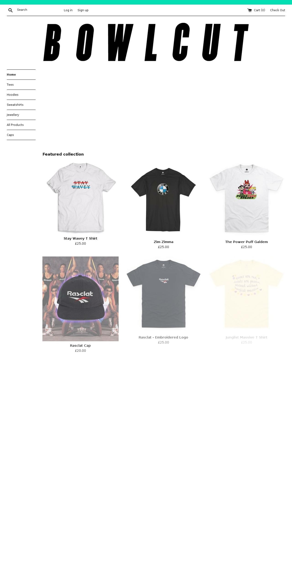 bowlcut.uk shopify website screenshot