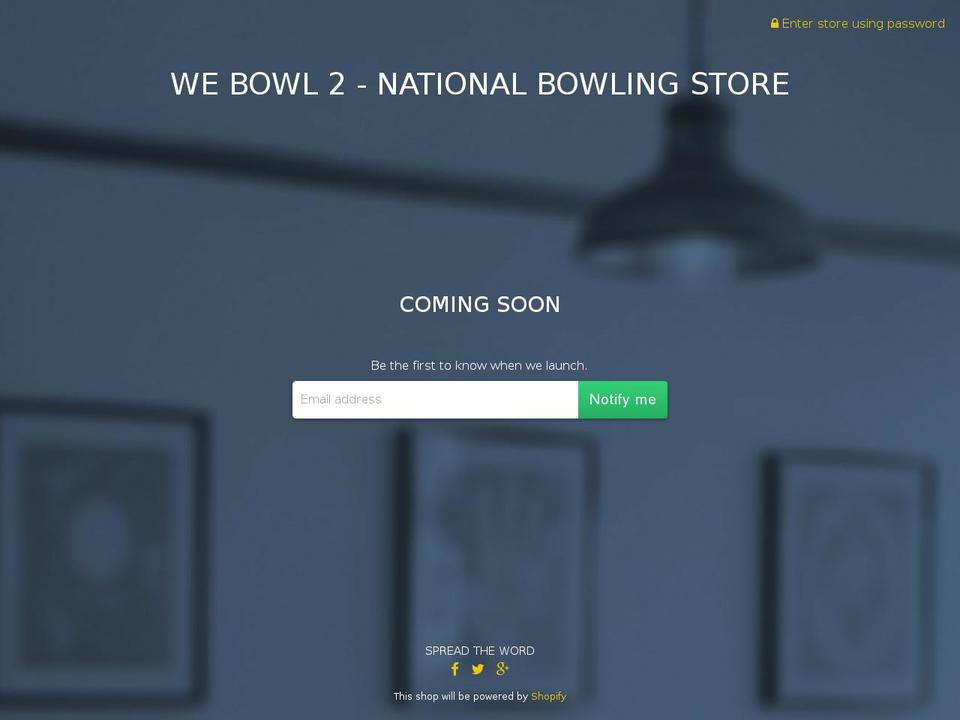 bowlingblowouts.com shopify website screenshot