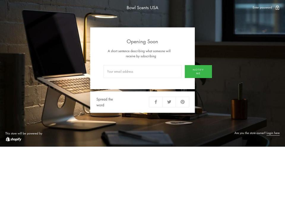 bowlscents.com — Shopify storefront screenshot