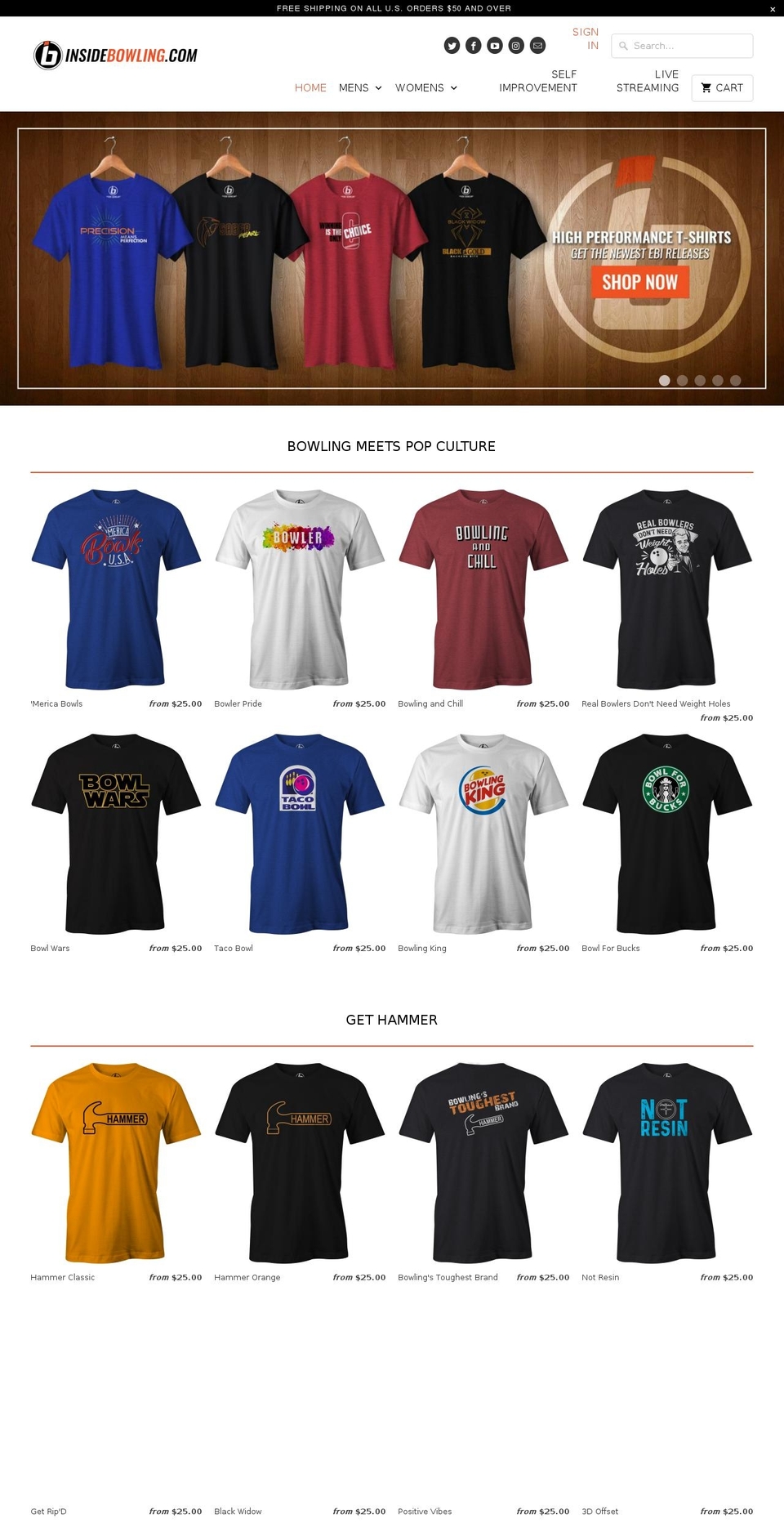 bowlspot.com — Shopify storefront screenshot