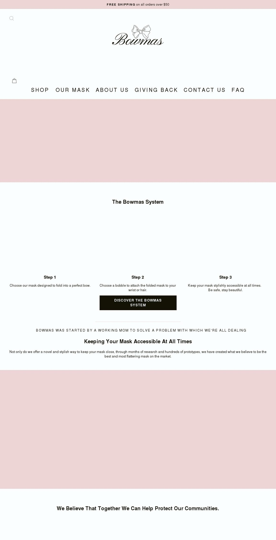 bowmas.com shopify website screenshot