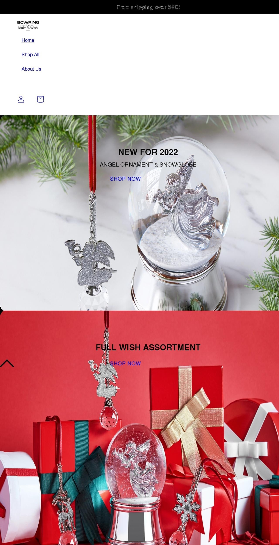 2021 Shopify theme site example bowringwish.com