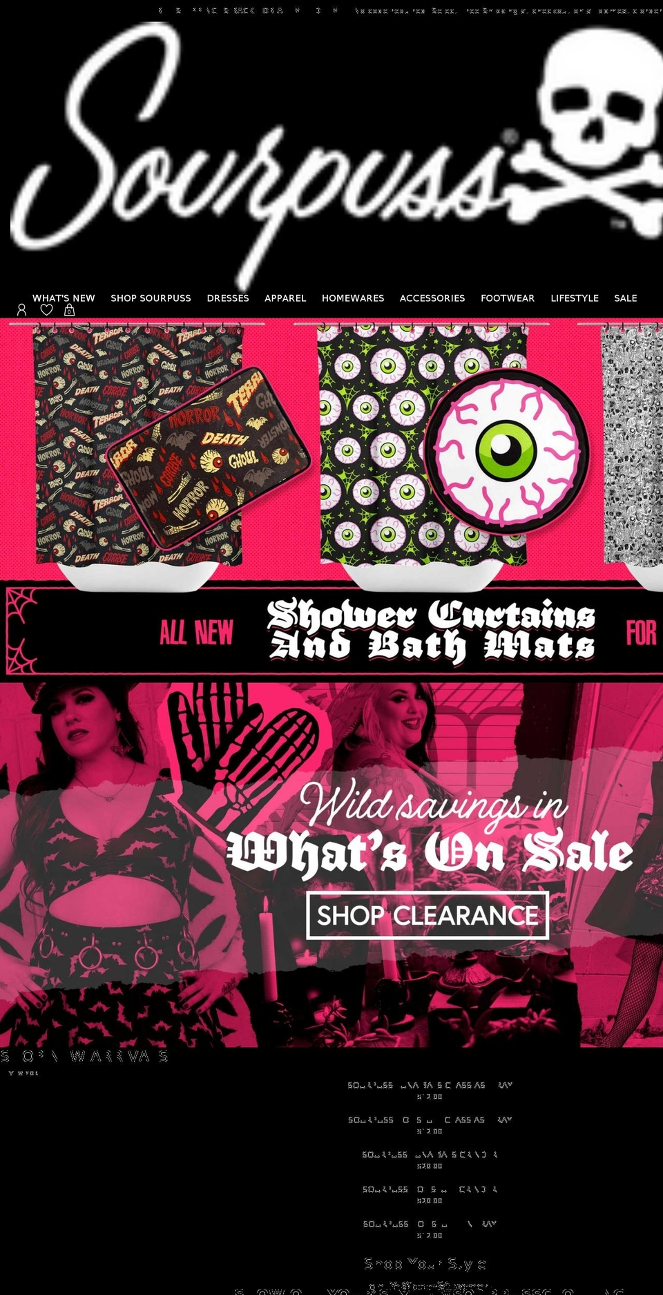 Sourpuss Theme v Shopify theme site example bowsilk.com