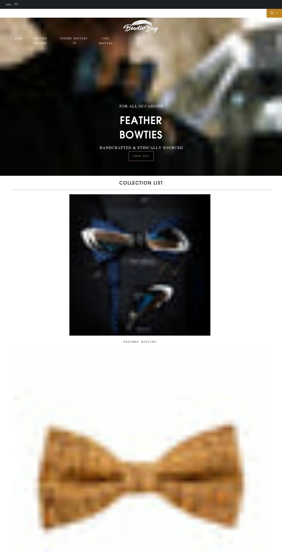 bowtiebay.com shopify website screenshot