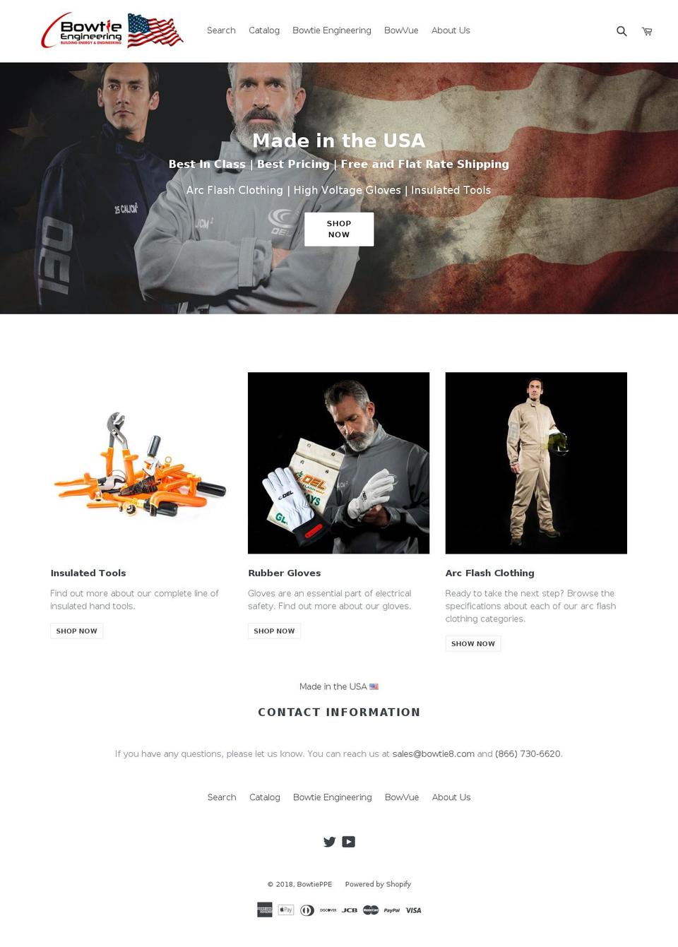 bowtieppe.com — Shopify storefront screenshot