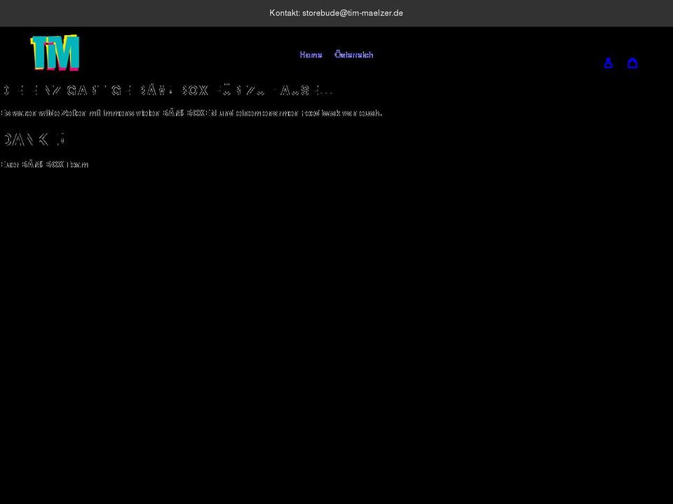 box.tim-maelzer.net shopify website screenshot