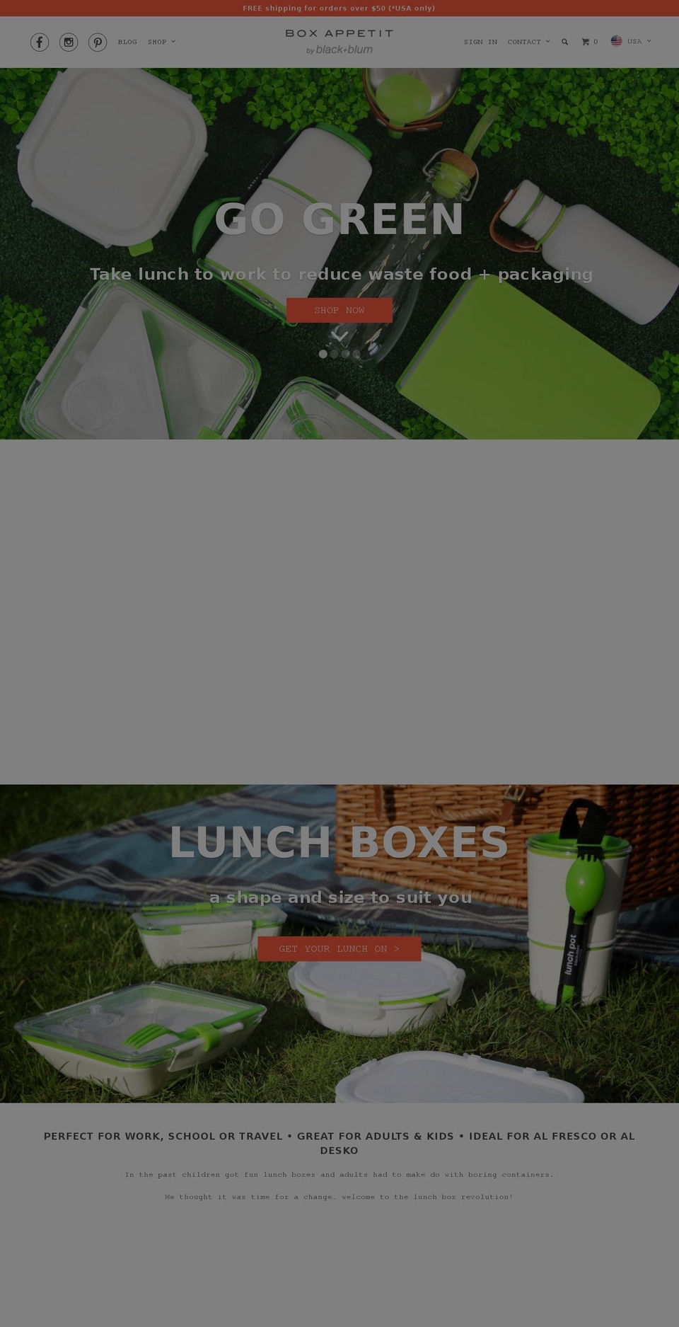 boxappetit.com shopify website screenshot