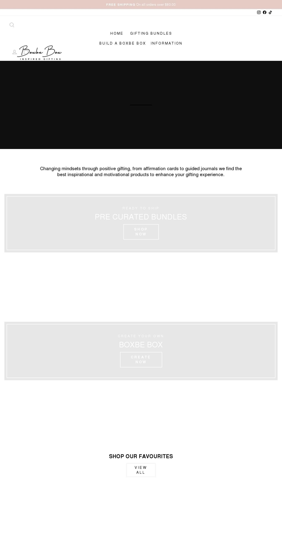 boxbebox.com.au shopify website screenshot