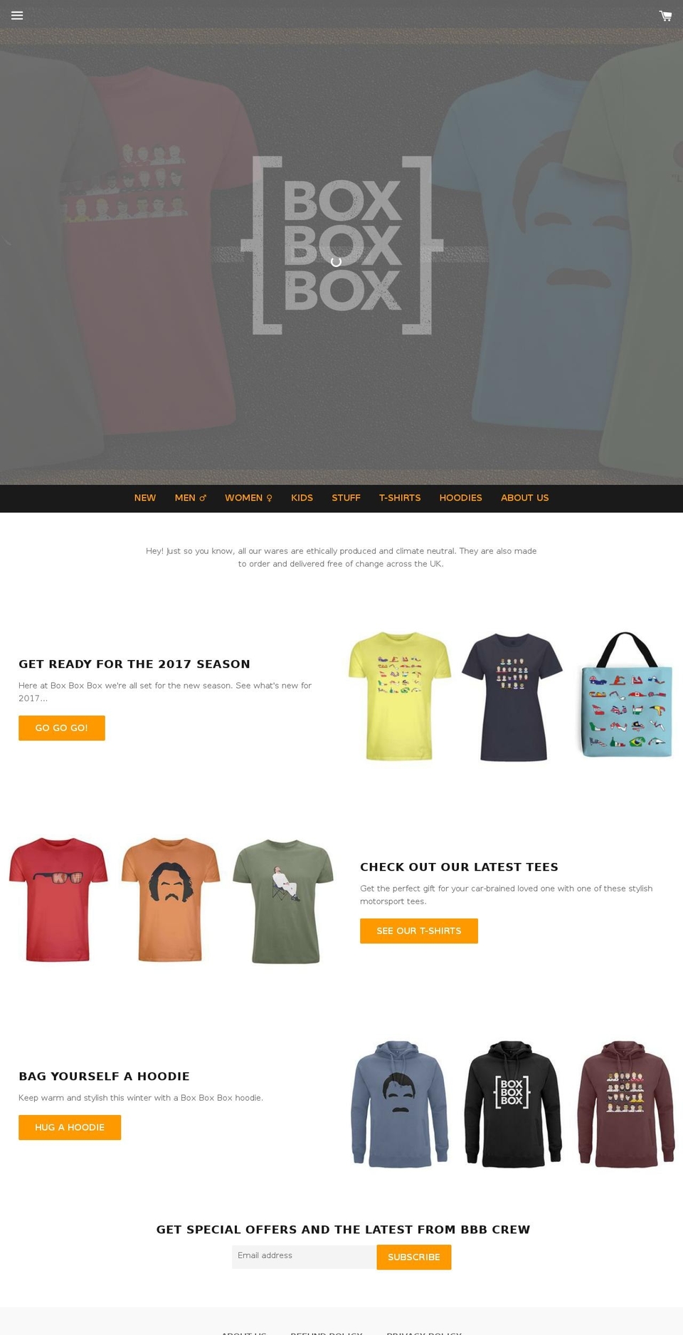 boxboxbox.co shopify website screenshot