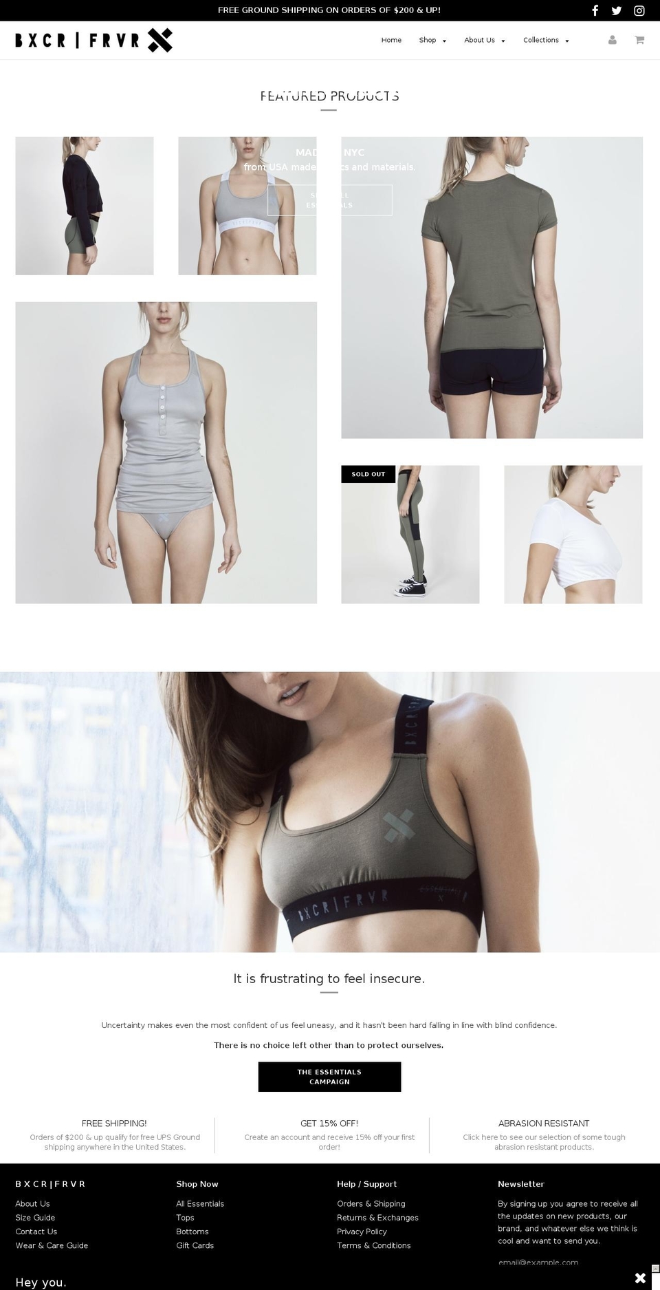 boxcarforever.com shopify website screenshot