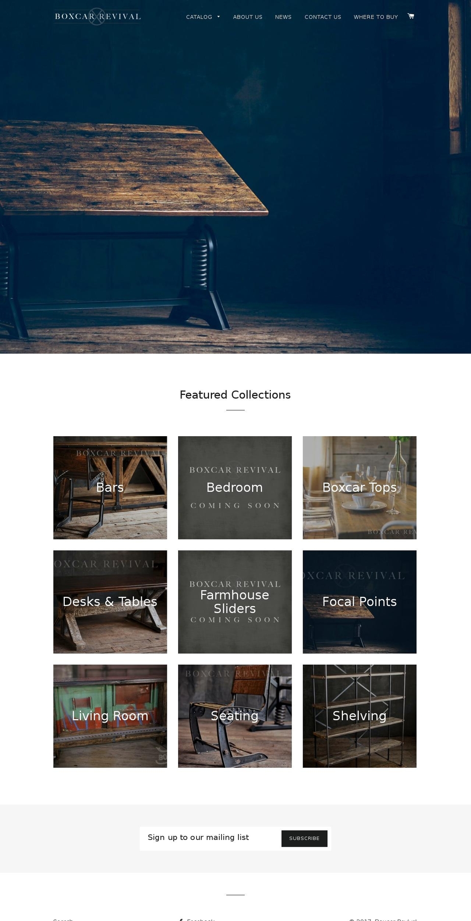 boxcarlimited.com shopify website screenshot