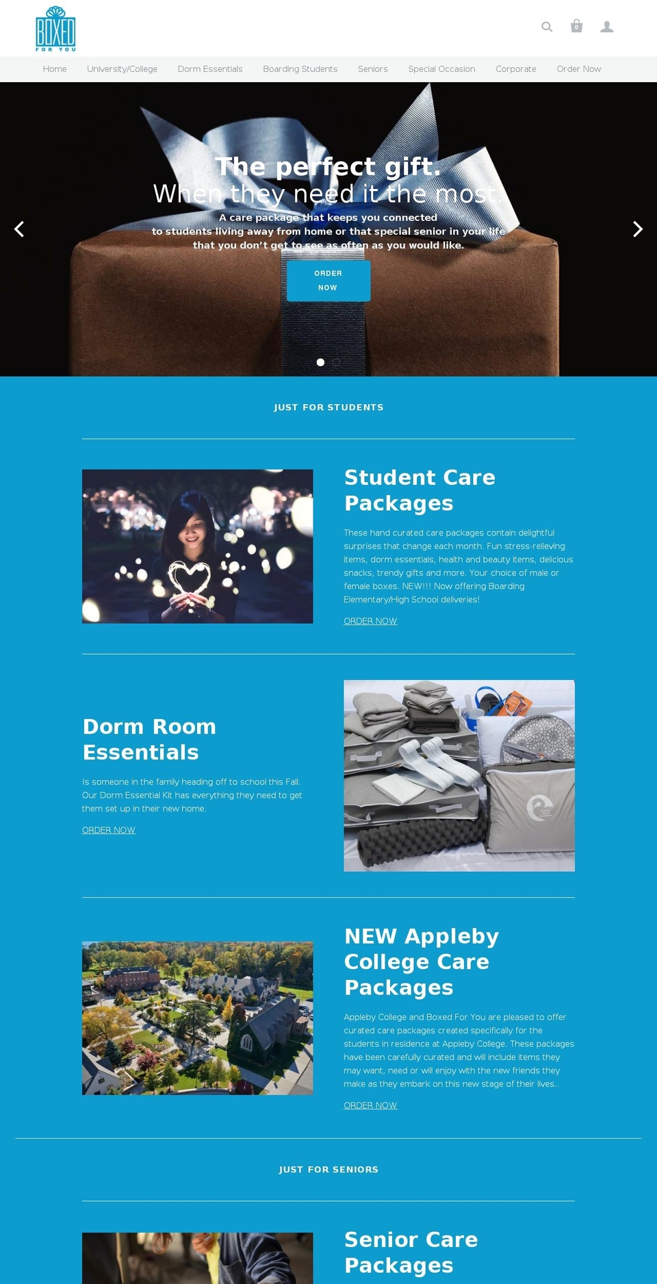 boxed4you.com — Shopify storefront screenshot