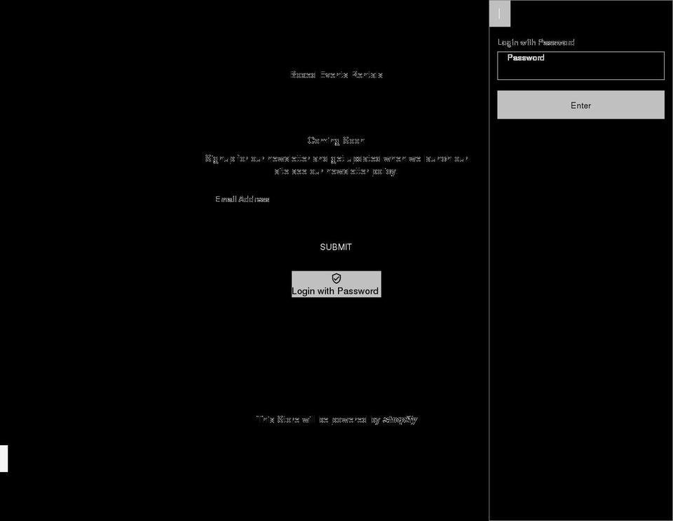 boxedevents.com shopify website screenshot