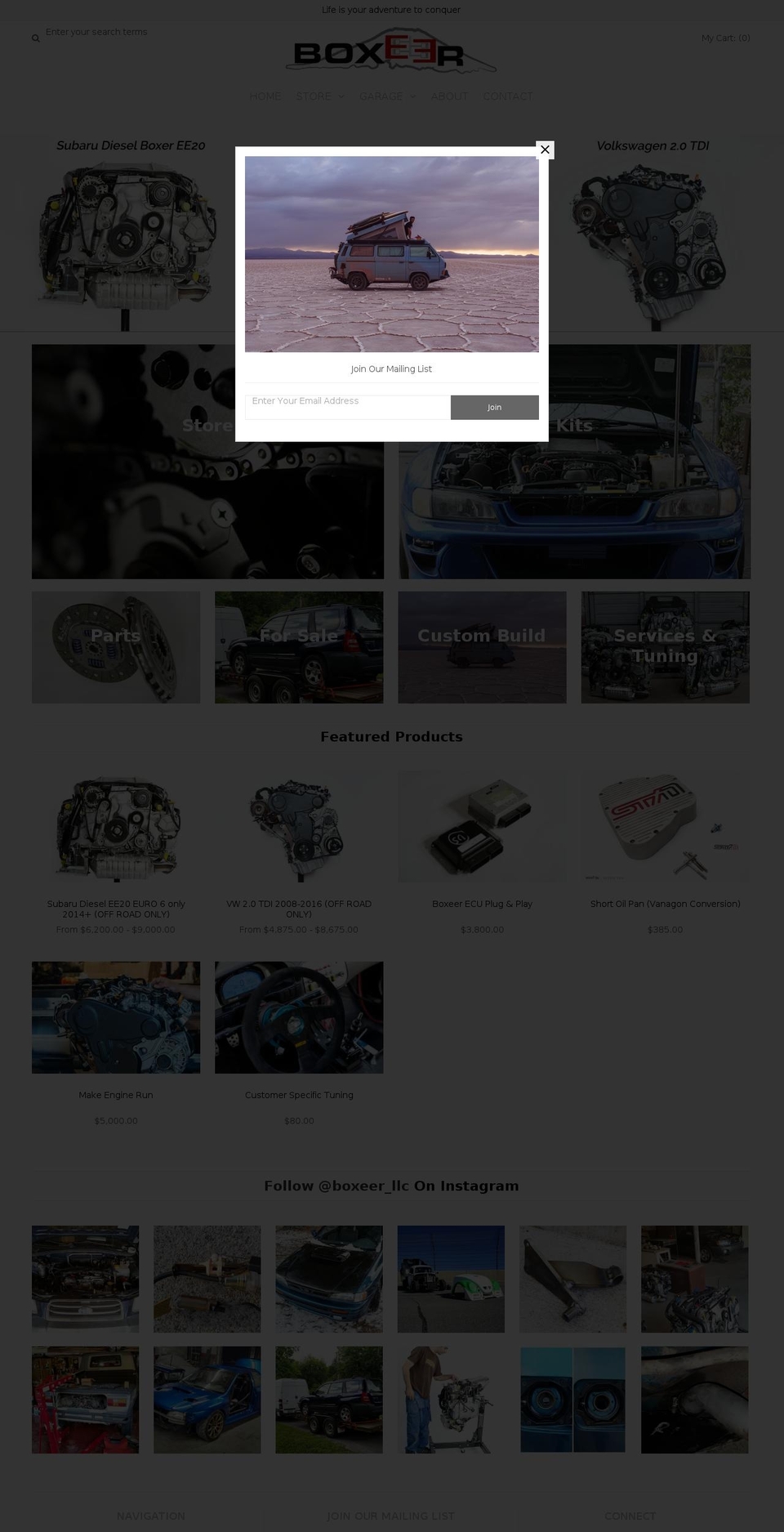 boxeer.com shopify website screenshot