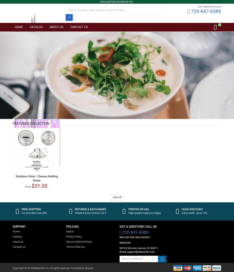boxfeature.com shopify website screenshot