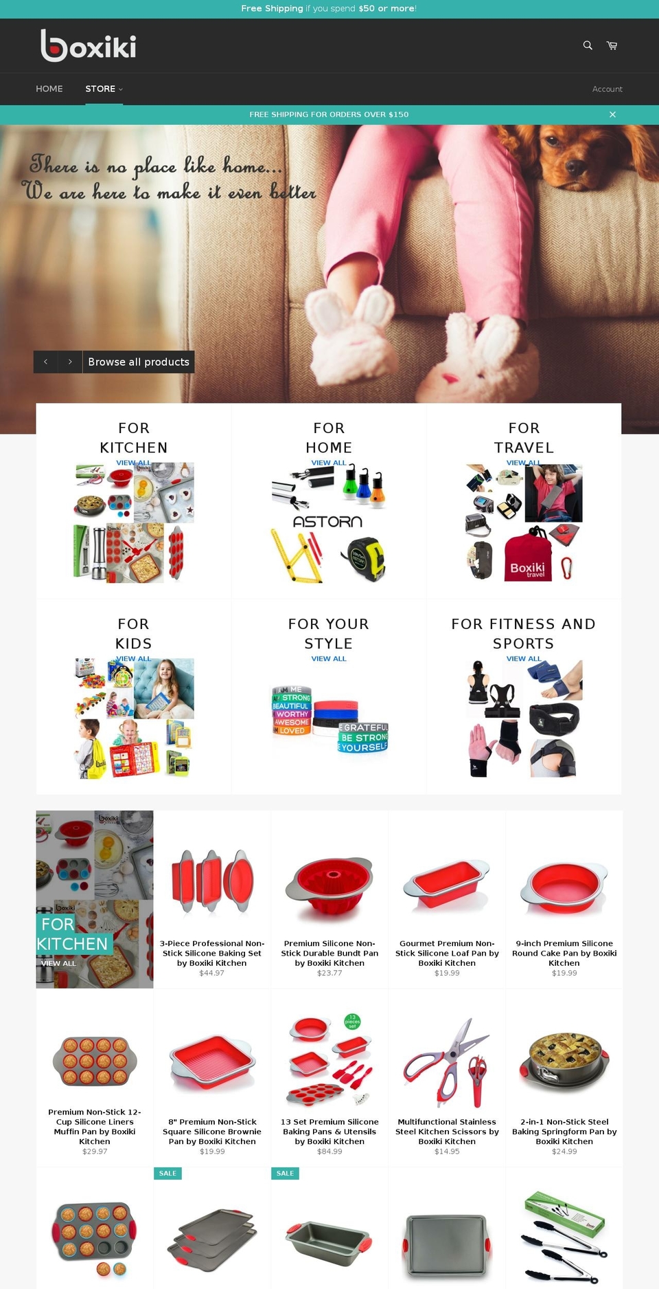boxikikitchen.com shopify website screenshot