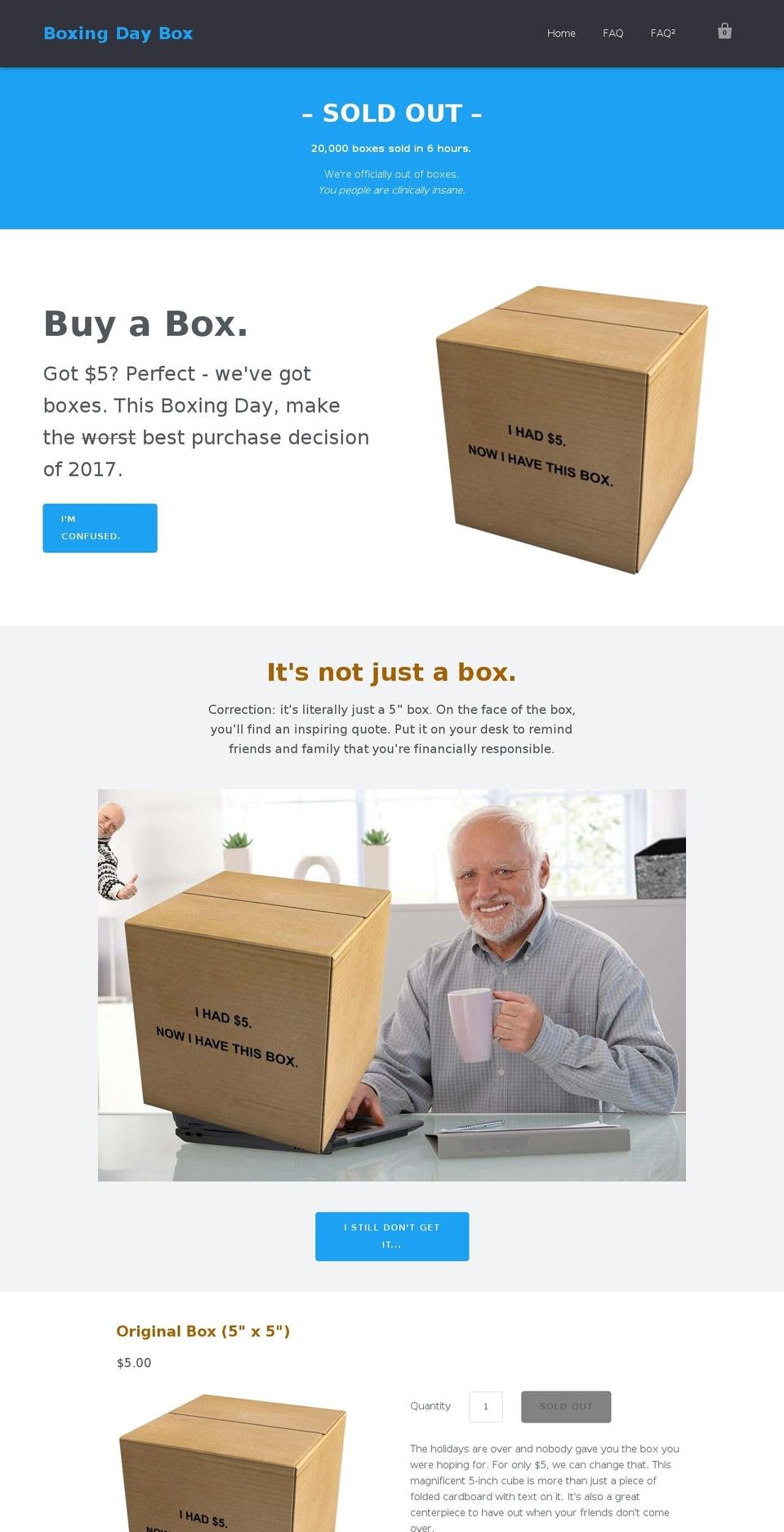 boxingdaybox.com shopify website screenshot