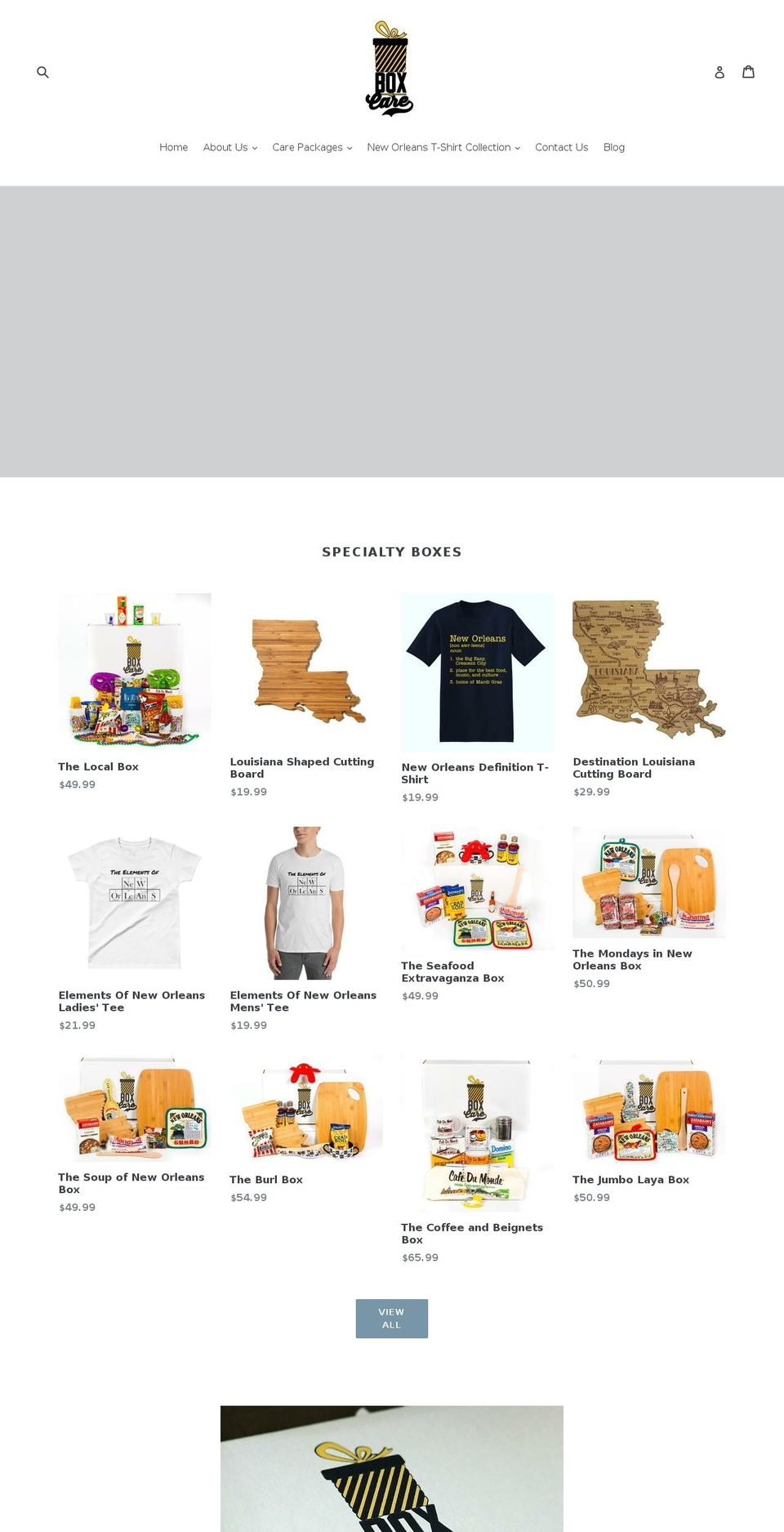boxofcare.com shopify website screenshot