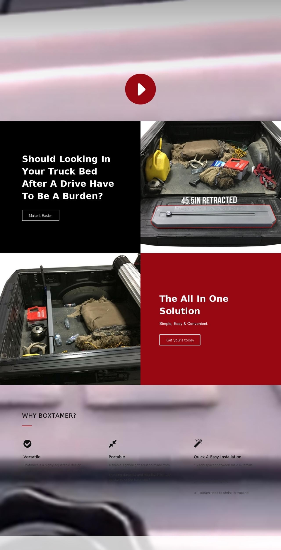 boxtamer.com — Shopify storefront screenshot