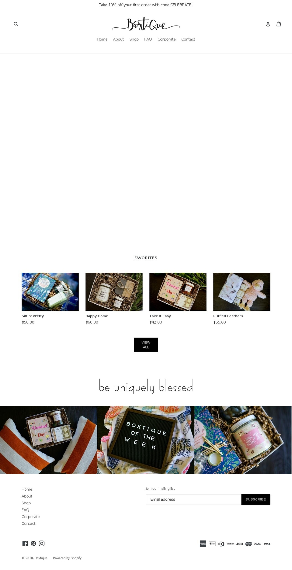 boxtiqueonline.com shopify website screenshot