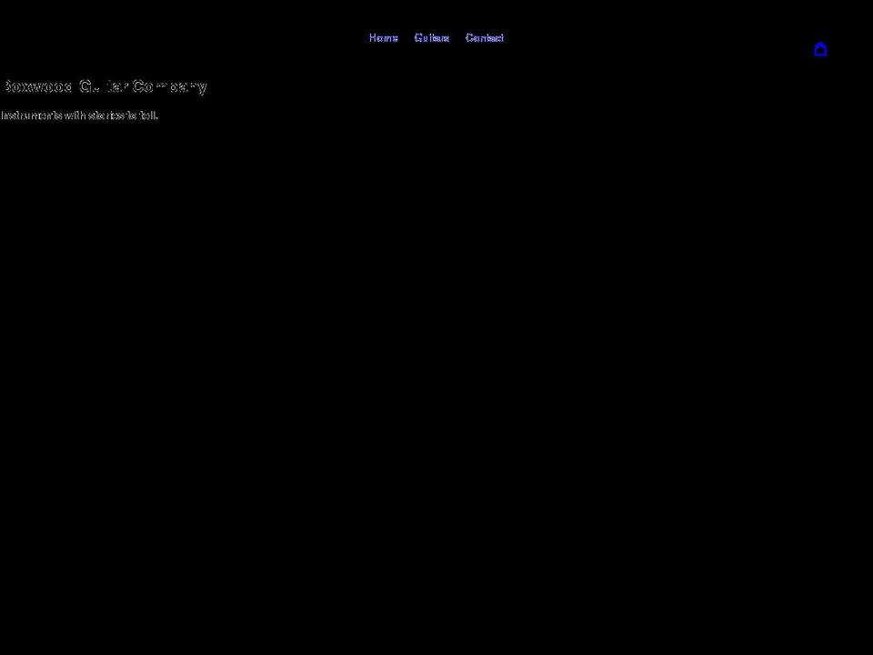 boxwoodguitar.com shopify website screenshot