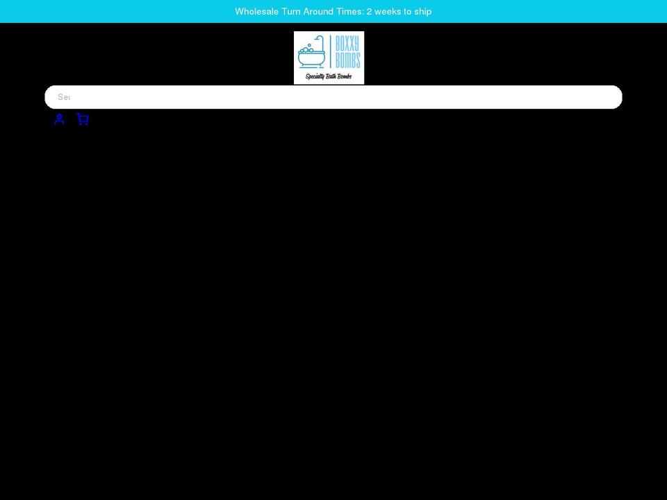boxxybombs.com shopify website screenshot