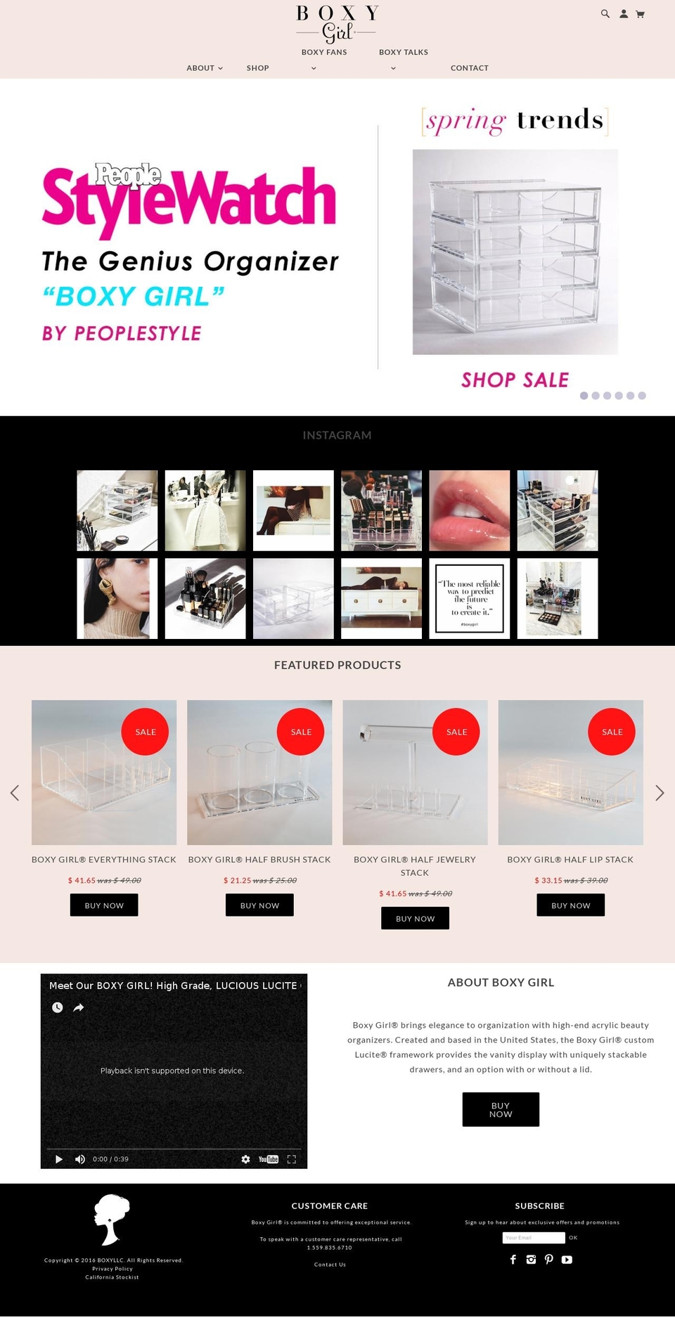 boxyboy.com shopify website screenshot