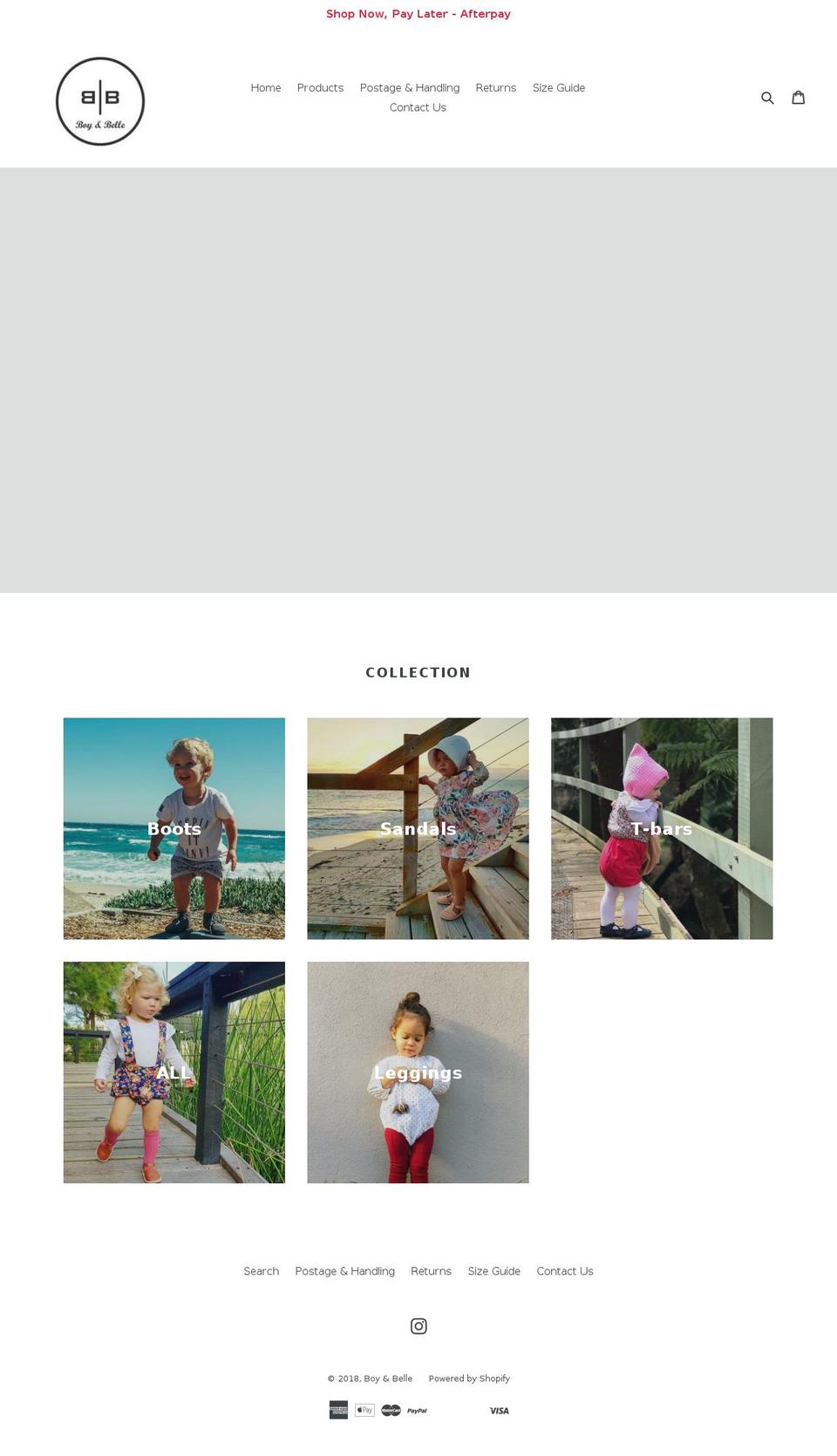 boyandbelle.com — Shopify storefront screenshot