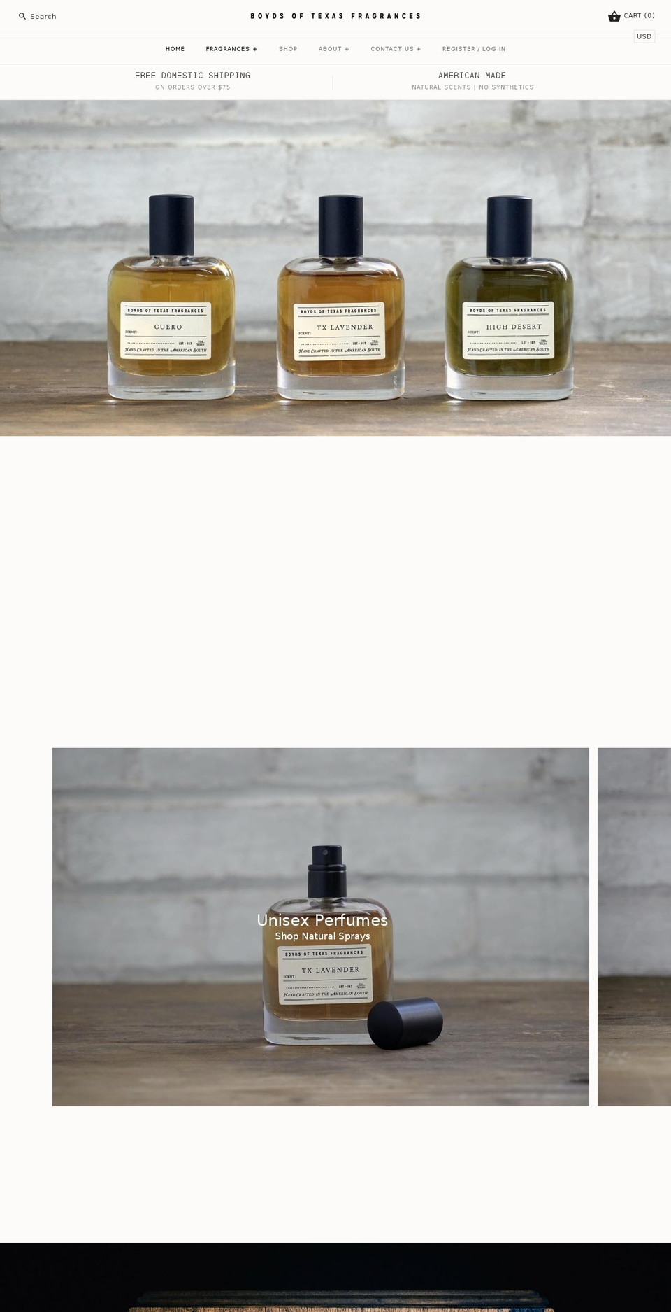 boydsoftexas.com shopify website screenshot