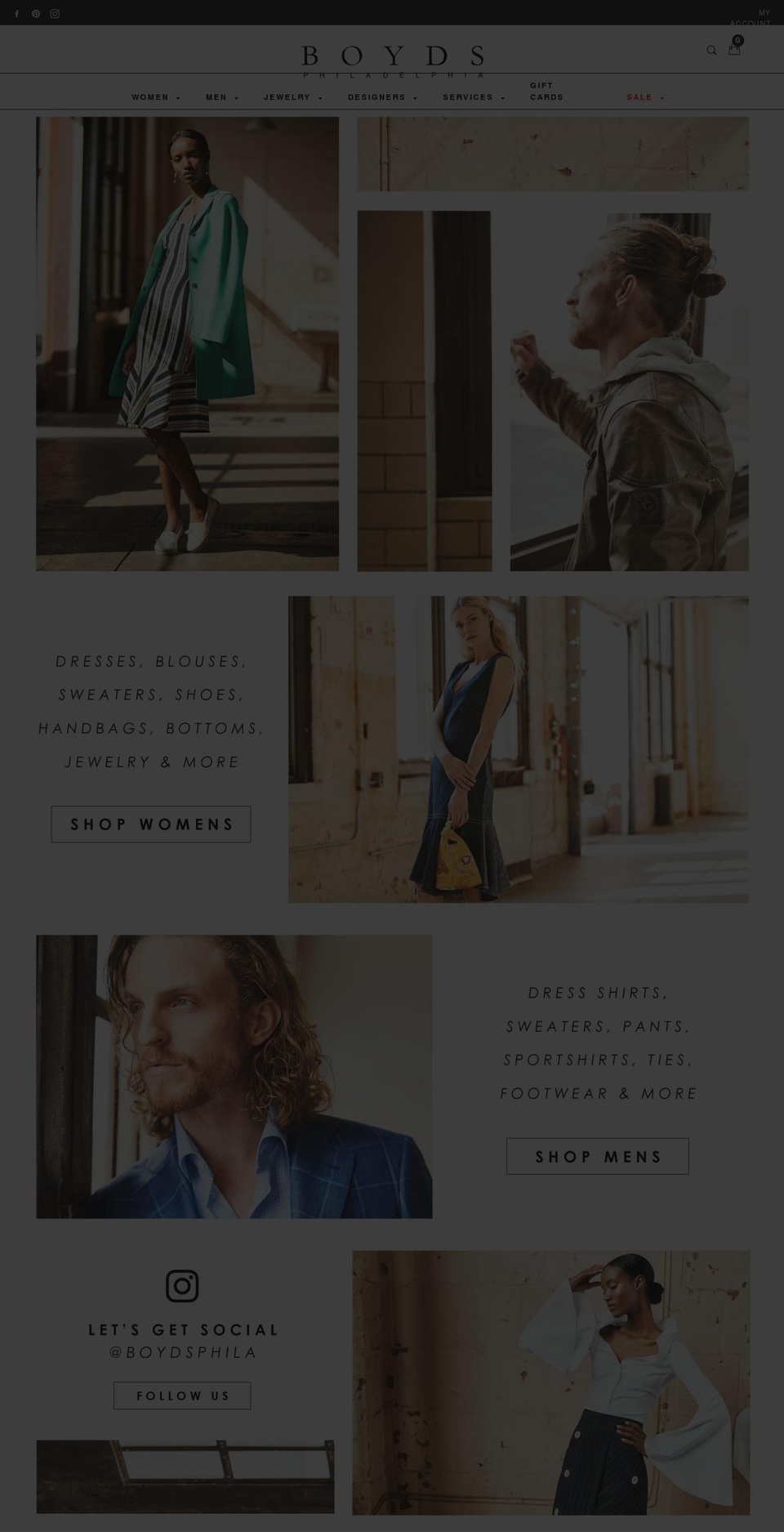 BOYDS THEME 7.16 Shopify theme site example boydsphila.com