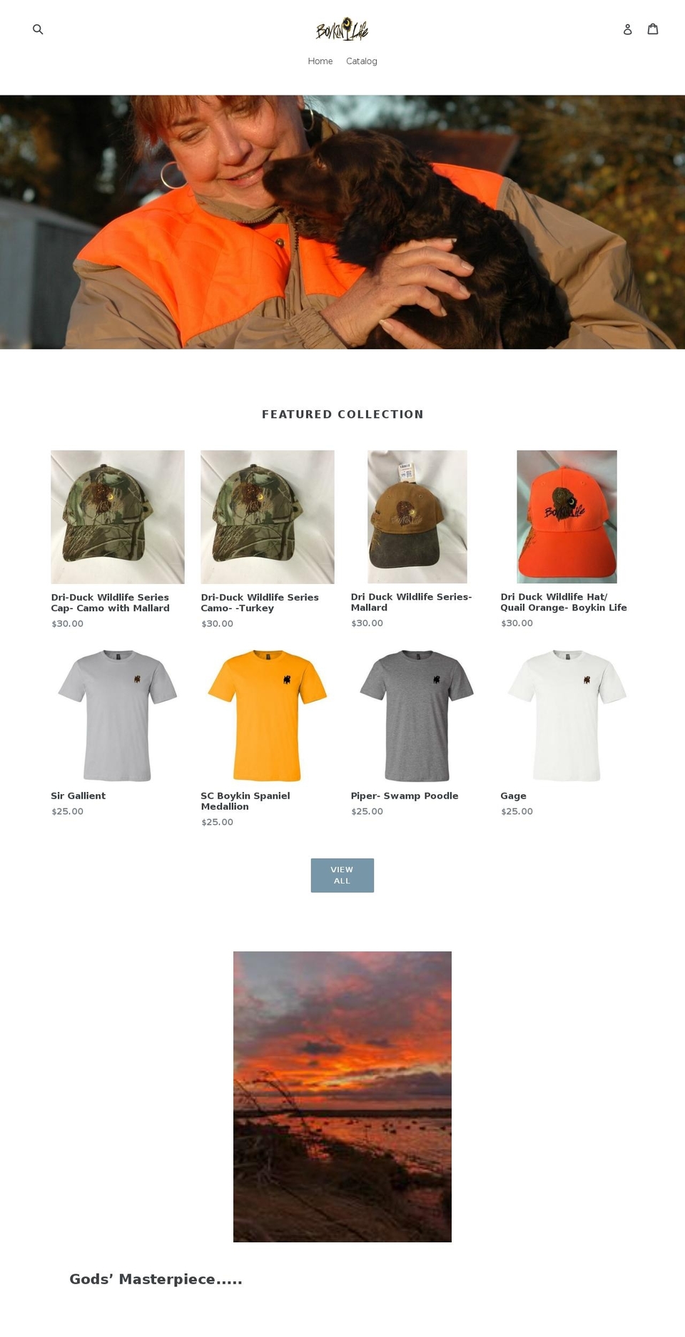 boykinlife.org shopify website screenshot