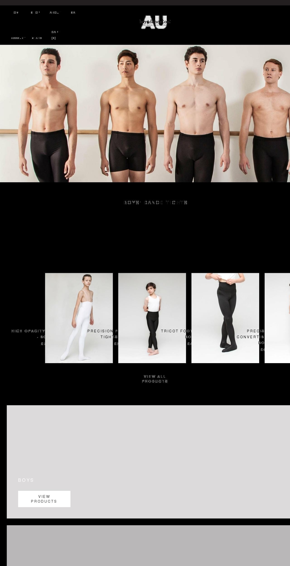 boysdancetoo.com.au shopify website screenshot