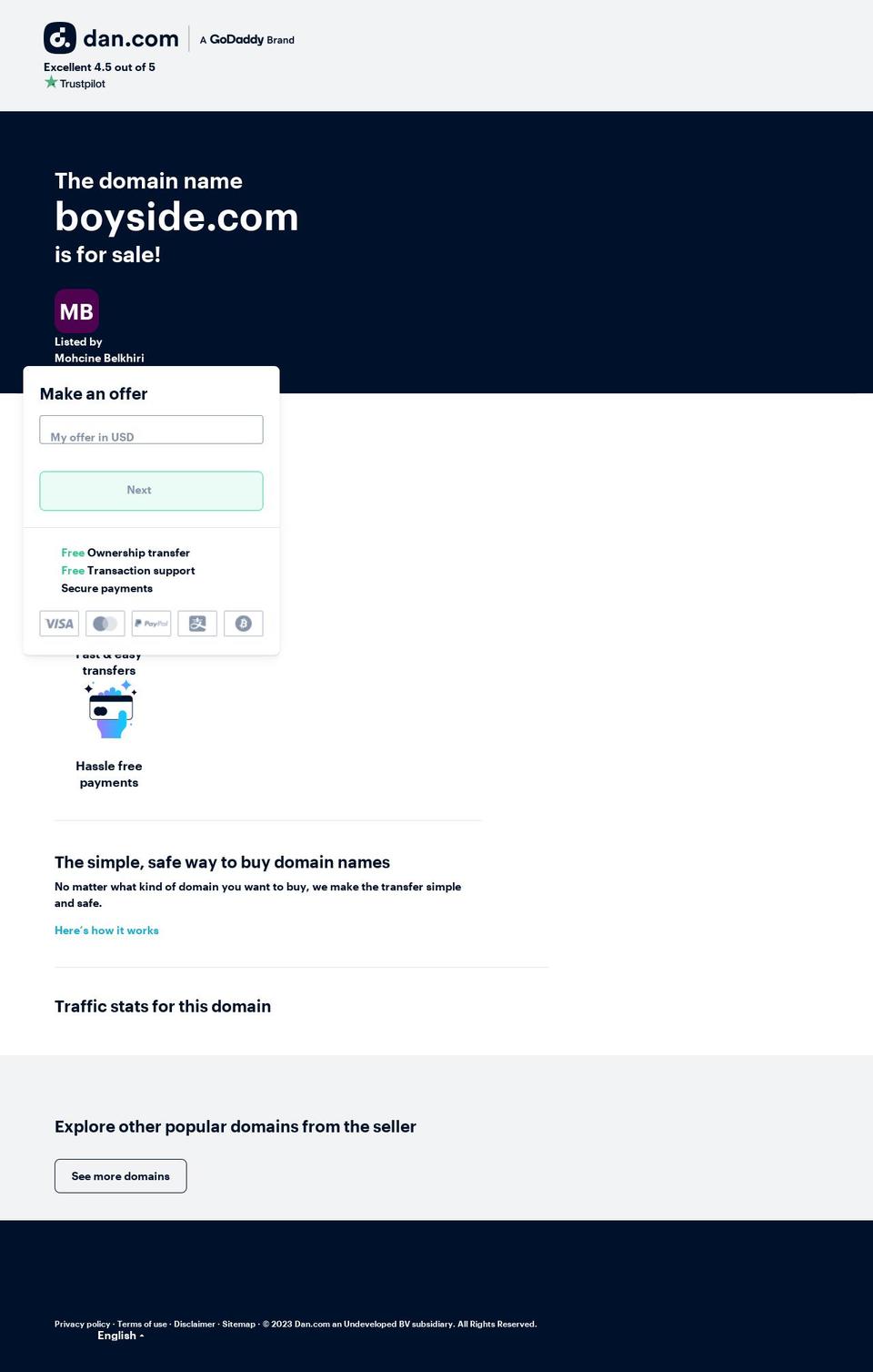 boyside.com — Shopify storefront screenshot