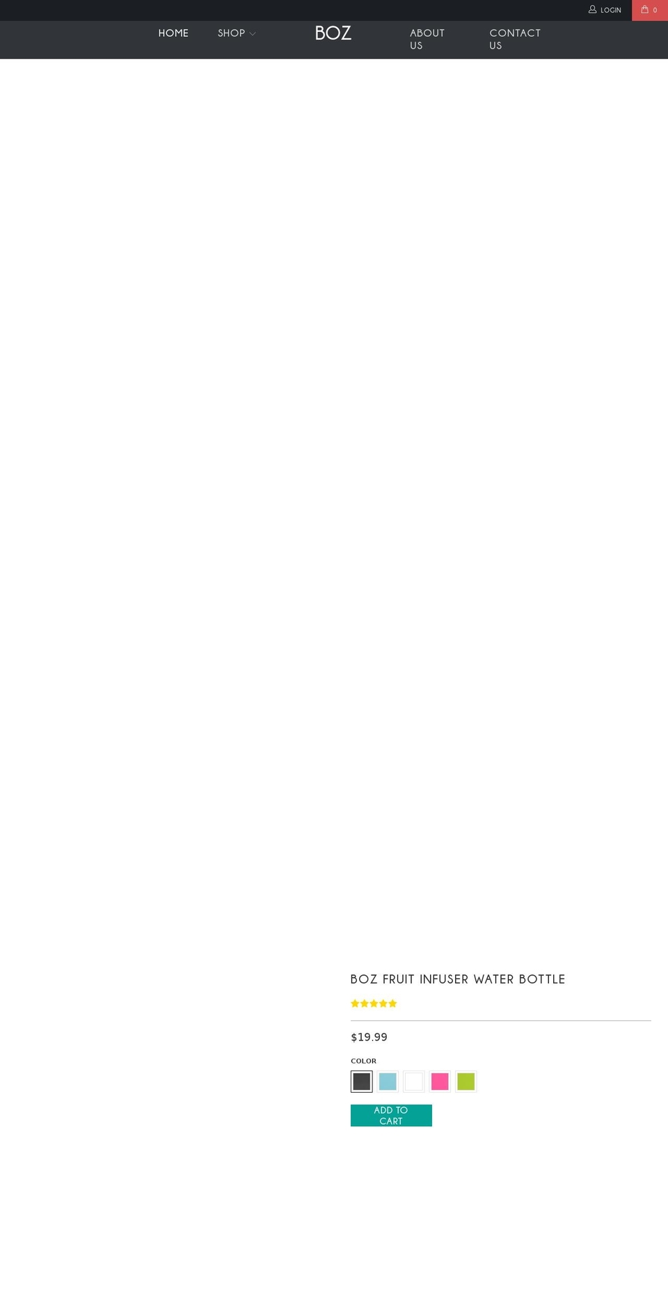 Dan Christie v1-0 Shopify theme site example bozbottles.com