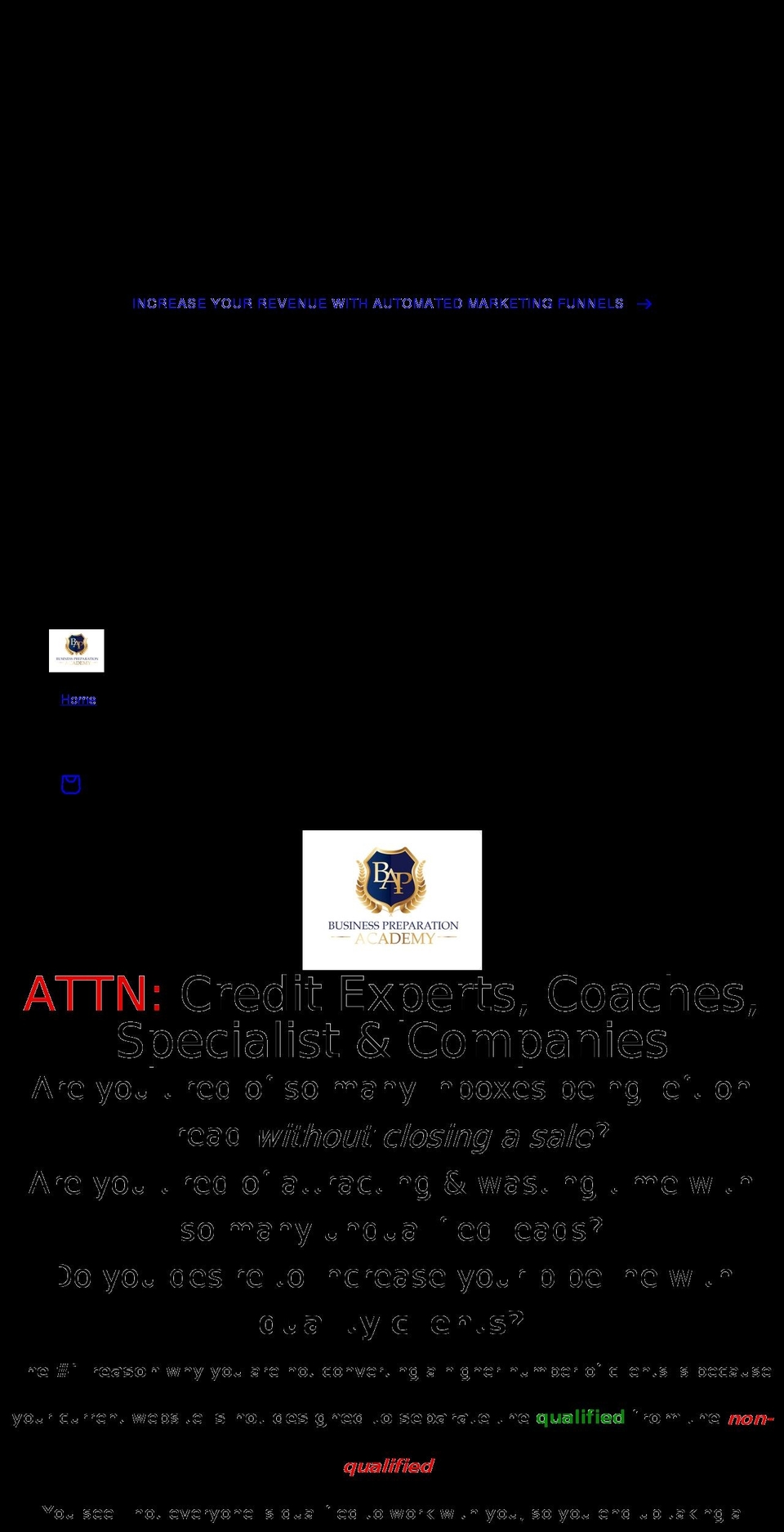 bpacourse.com shopify website screenshot