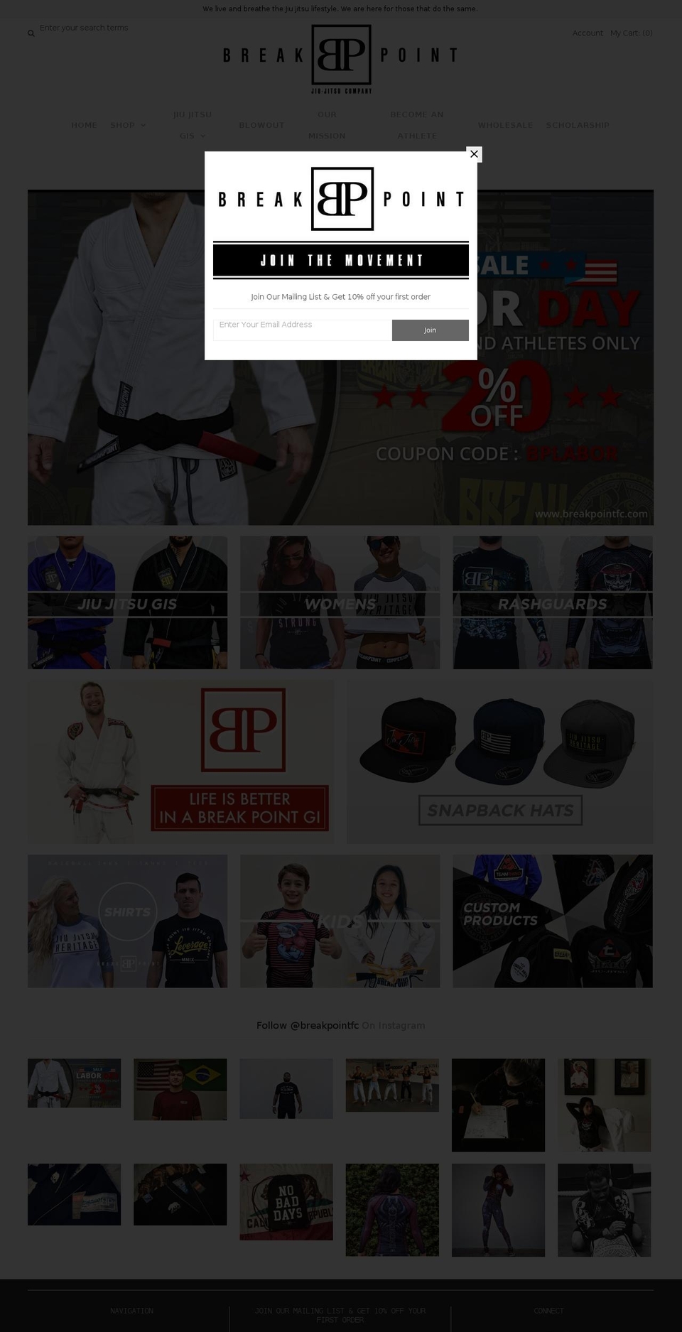 bpckbrands.com — Shopify storefront screenshot