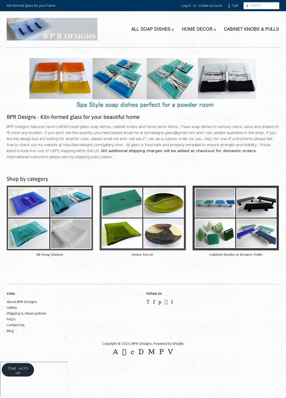 bprdesigns.myshopify.com shopify website screenshot