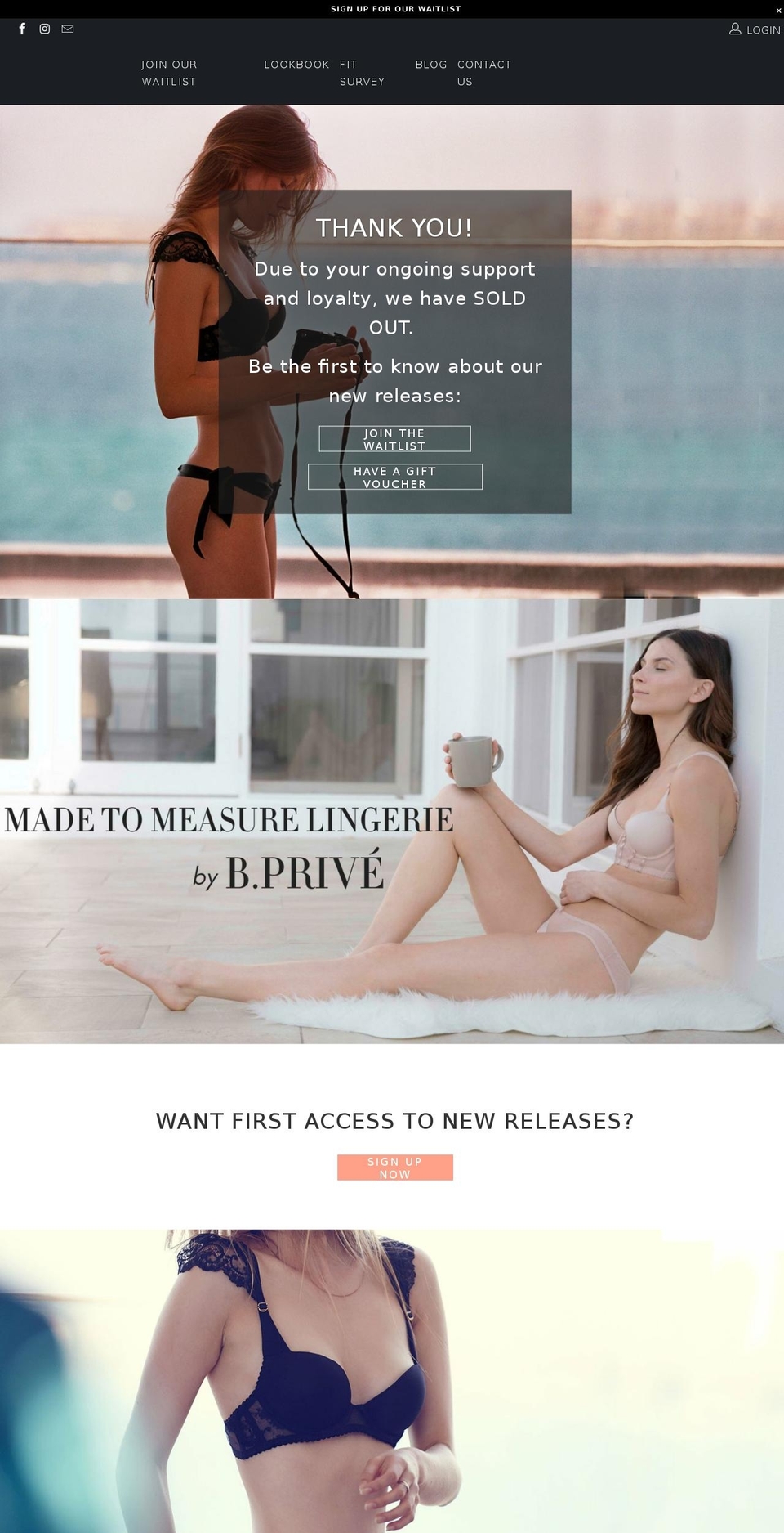 bprives.com — Shopify storefront screenshot