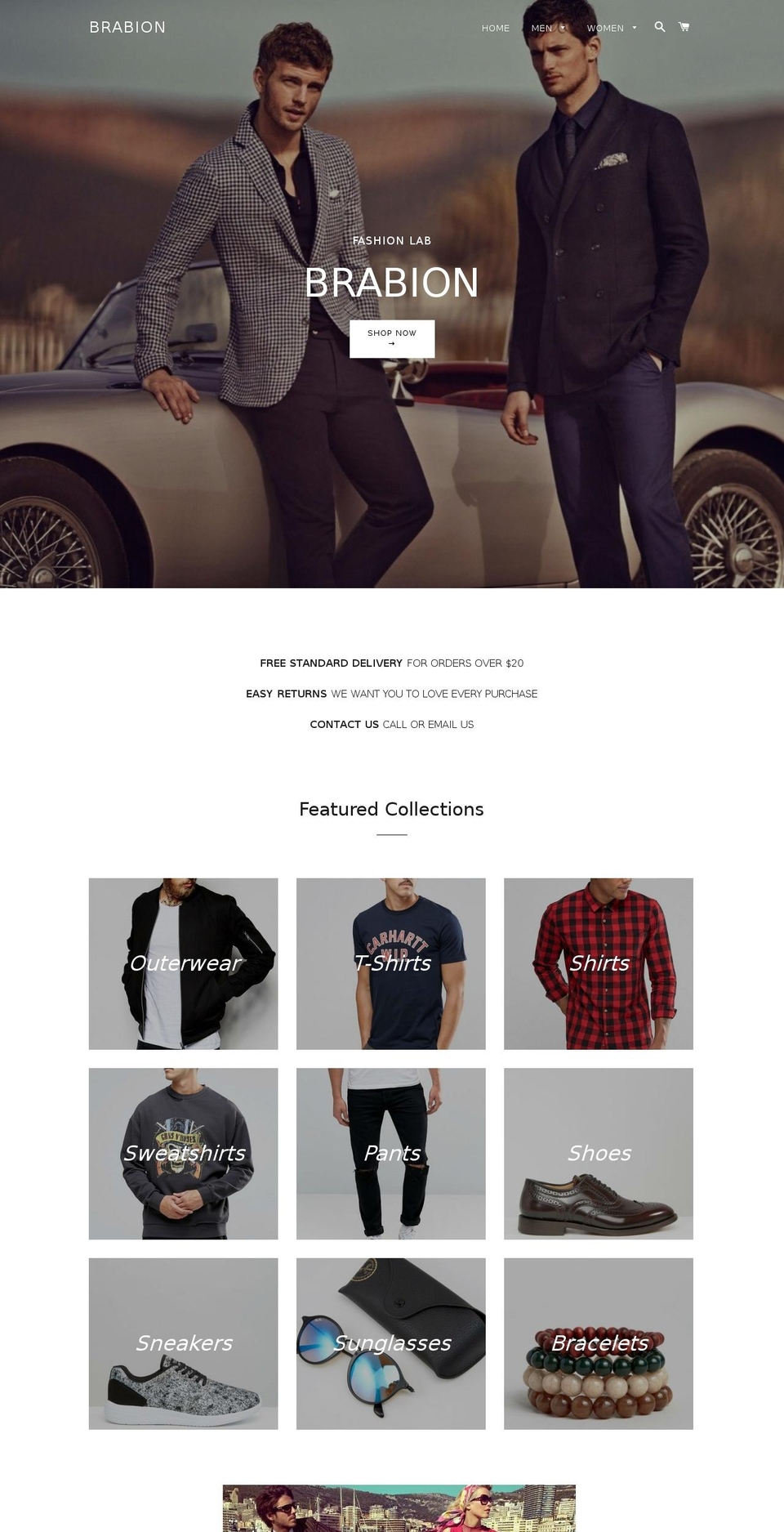 brabions.com shopify website screenshot