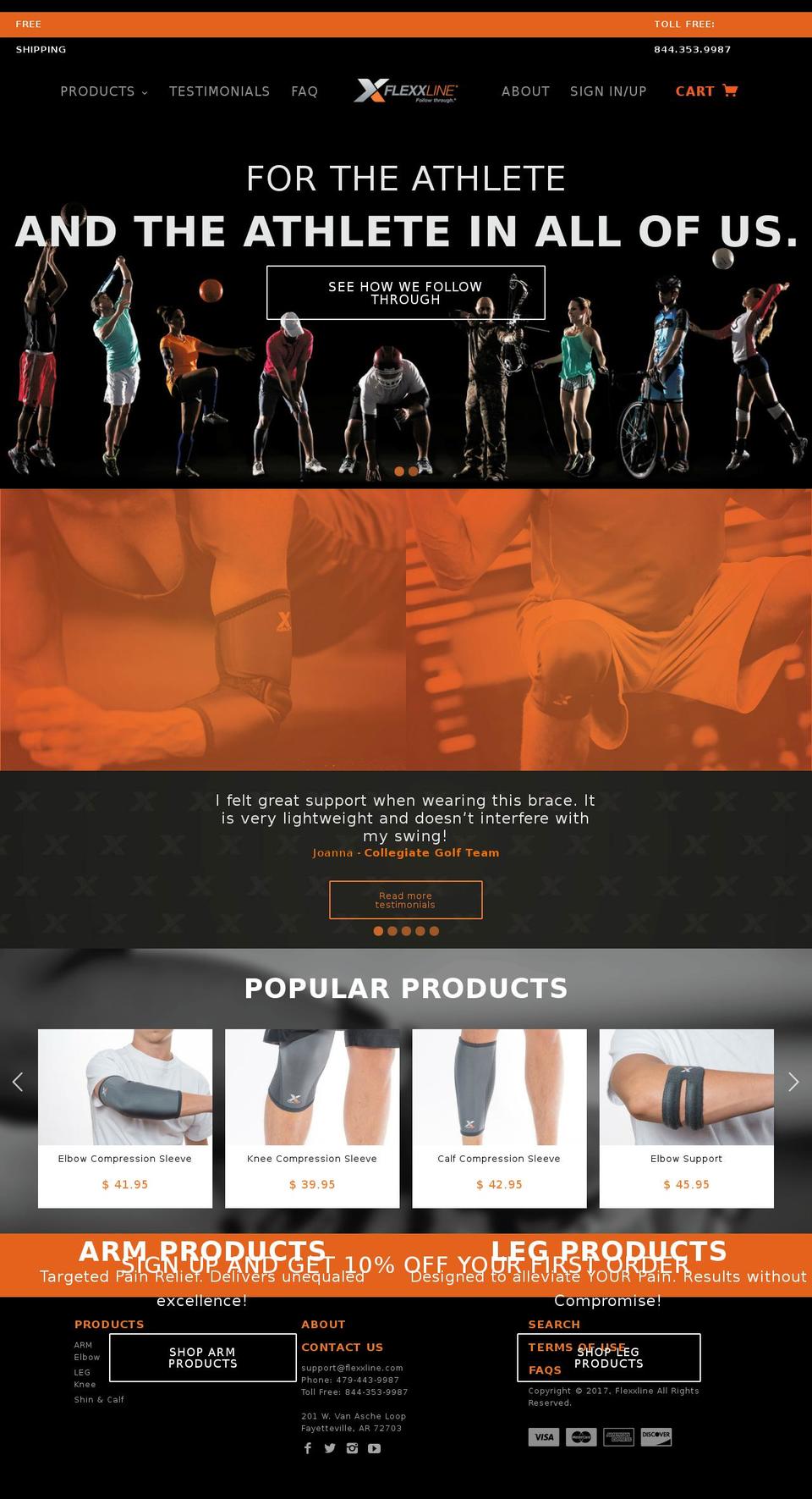 Flexxline 1.1 by Pasilobus Shopify theme site example brace-line.com