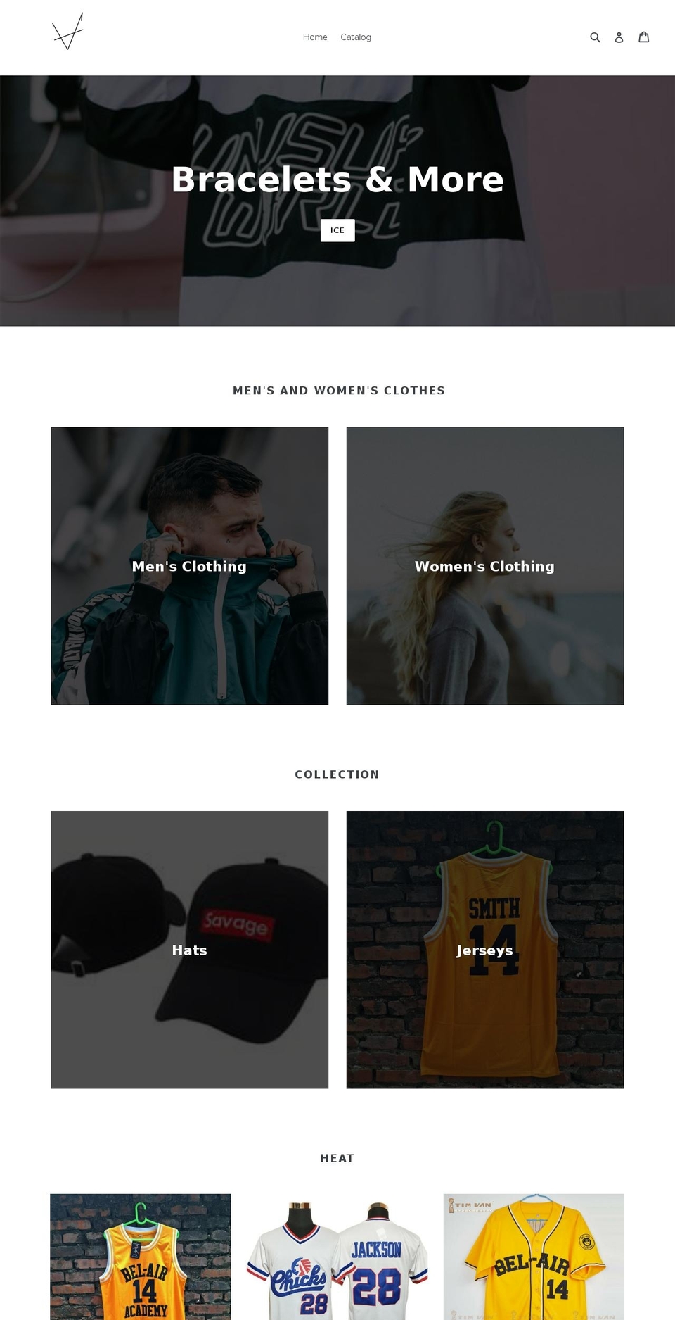 braceletsandmore.us shopify website screenshot