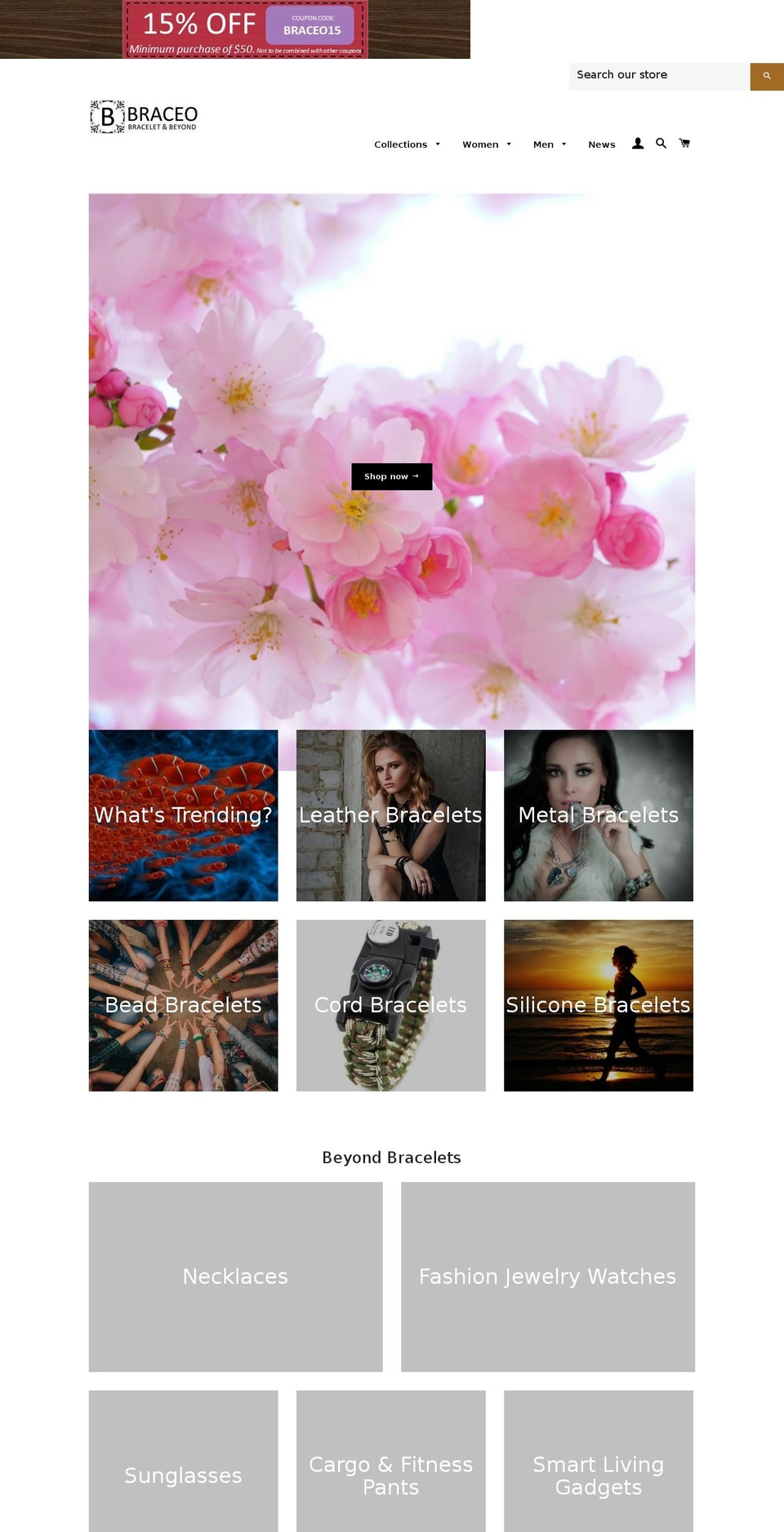 braceo.com shopify website screenshot