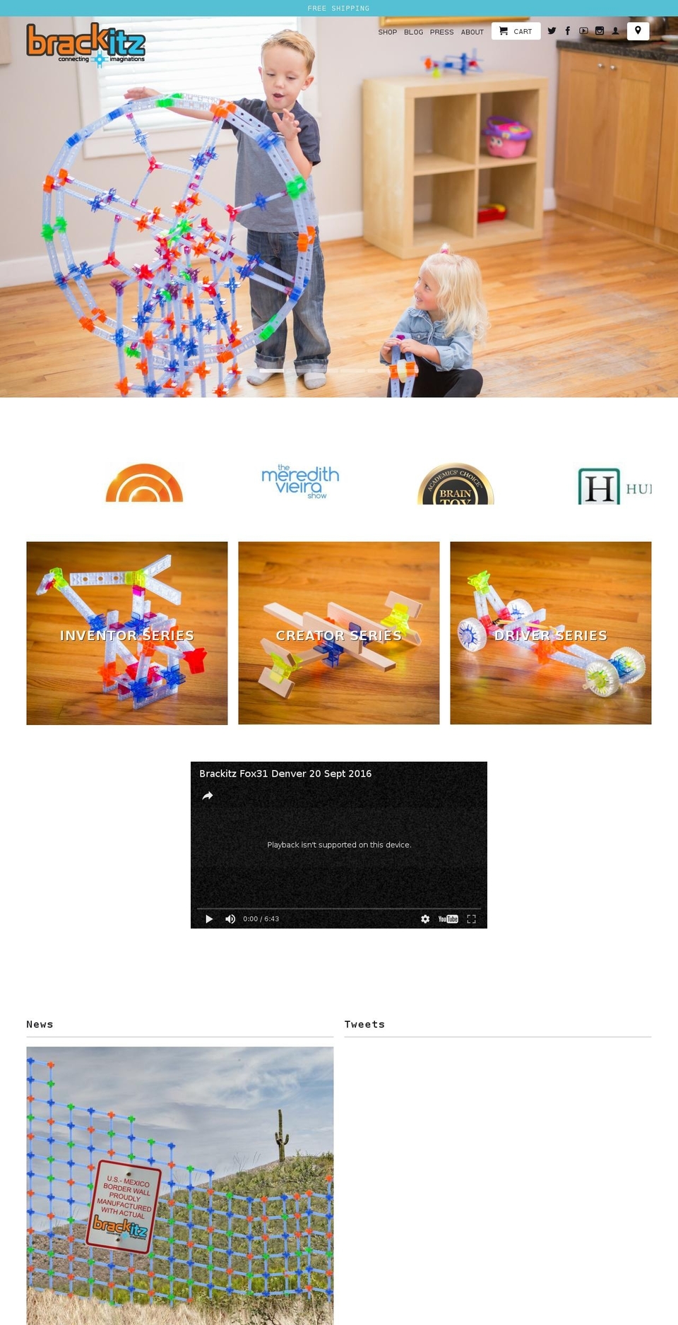 brackitz.com shopify website screenshot